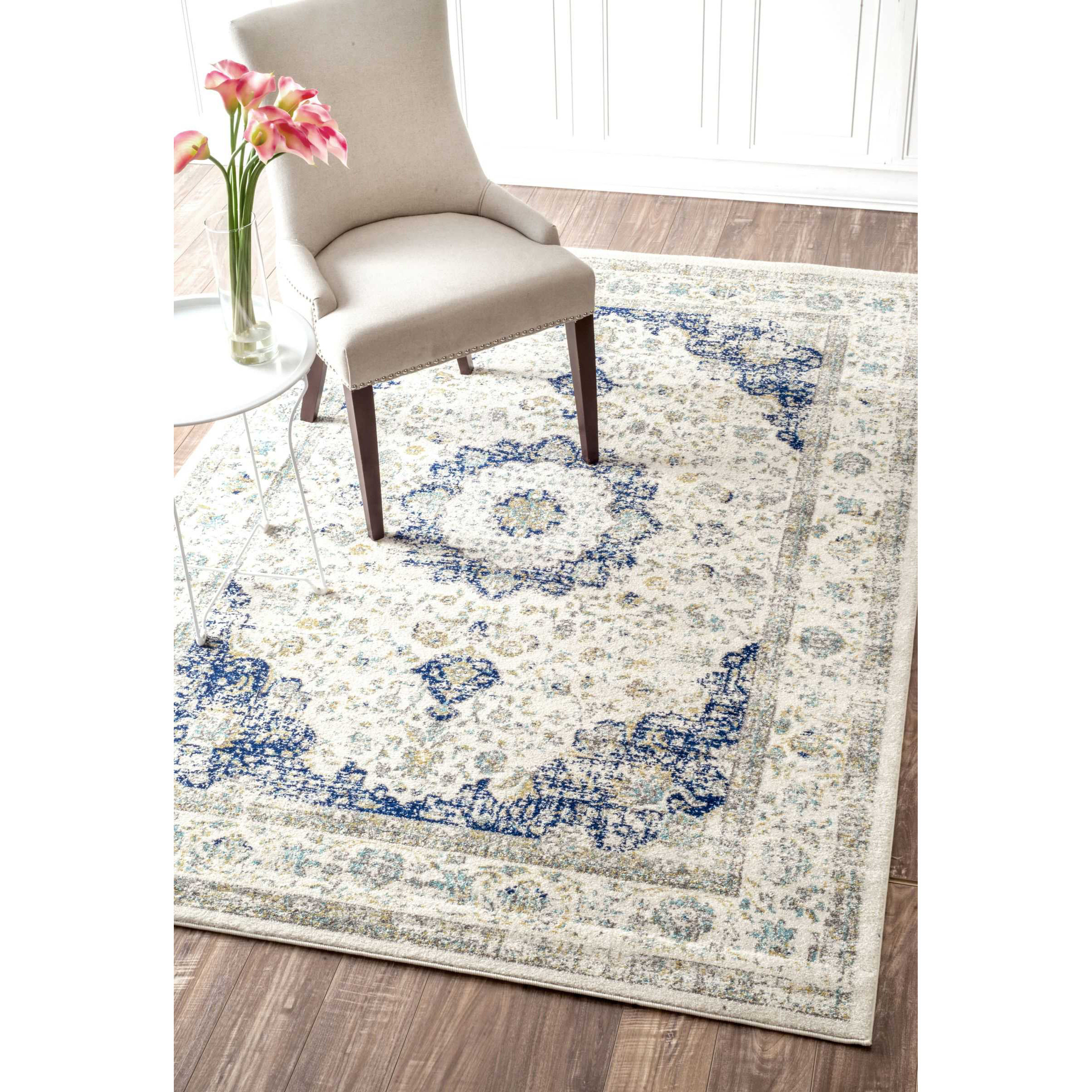 Charlton Home Doylestown Blue Area Rug & Reviews Wayfair.ca