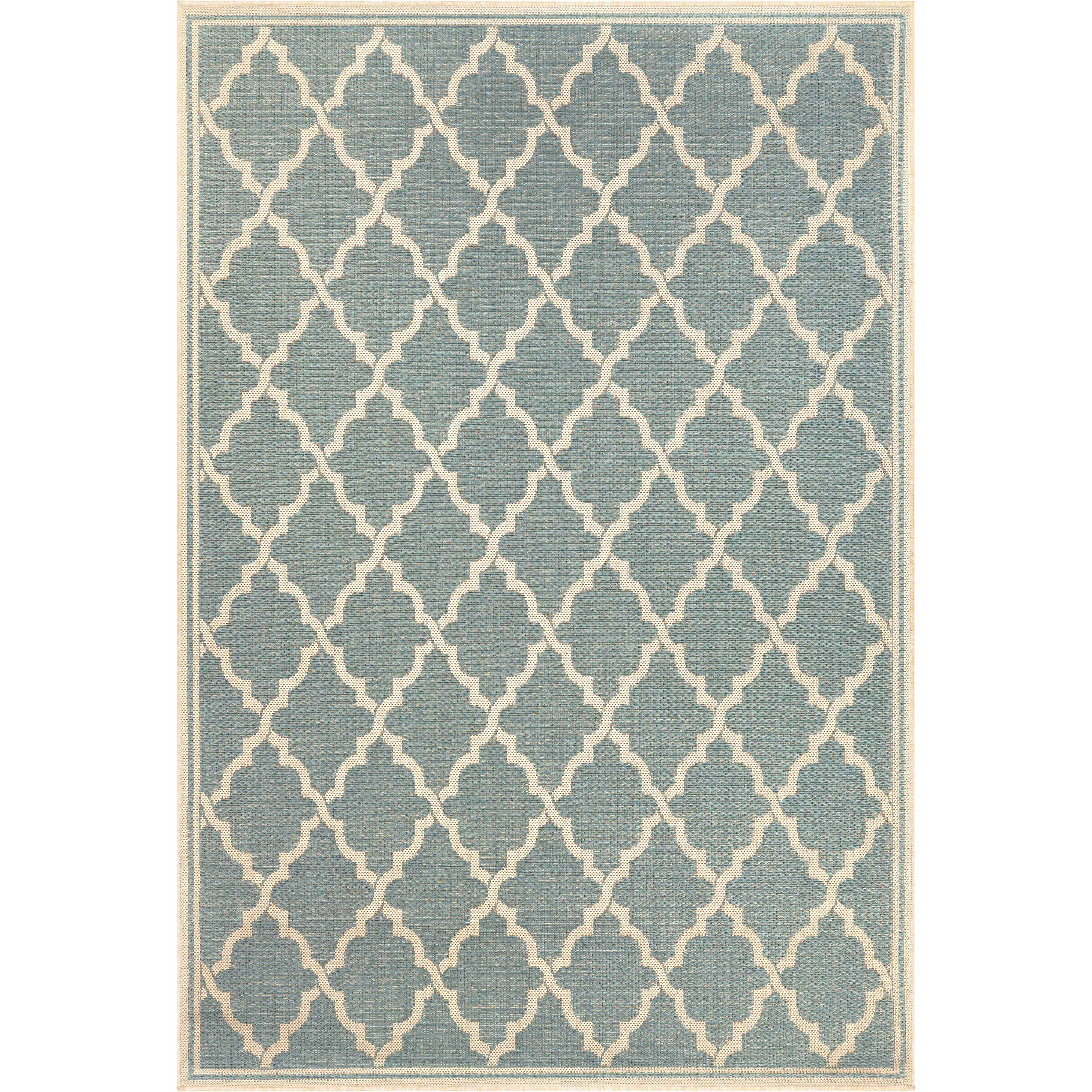 Charlton Home Cardwell Ocean Port Light Turquoise Indoor/Outdoor Area