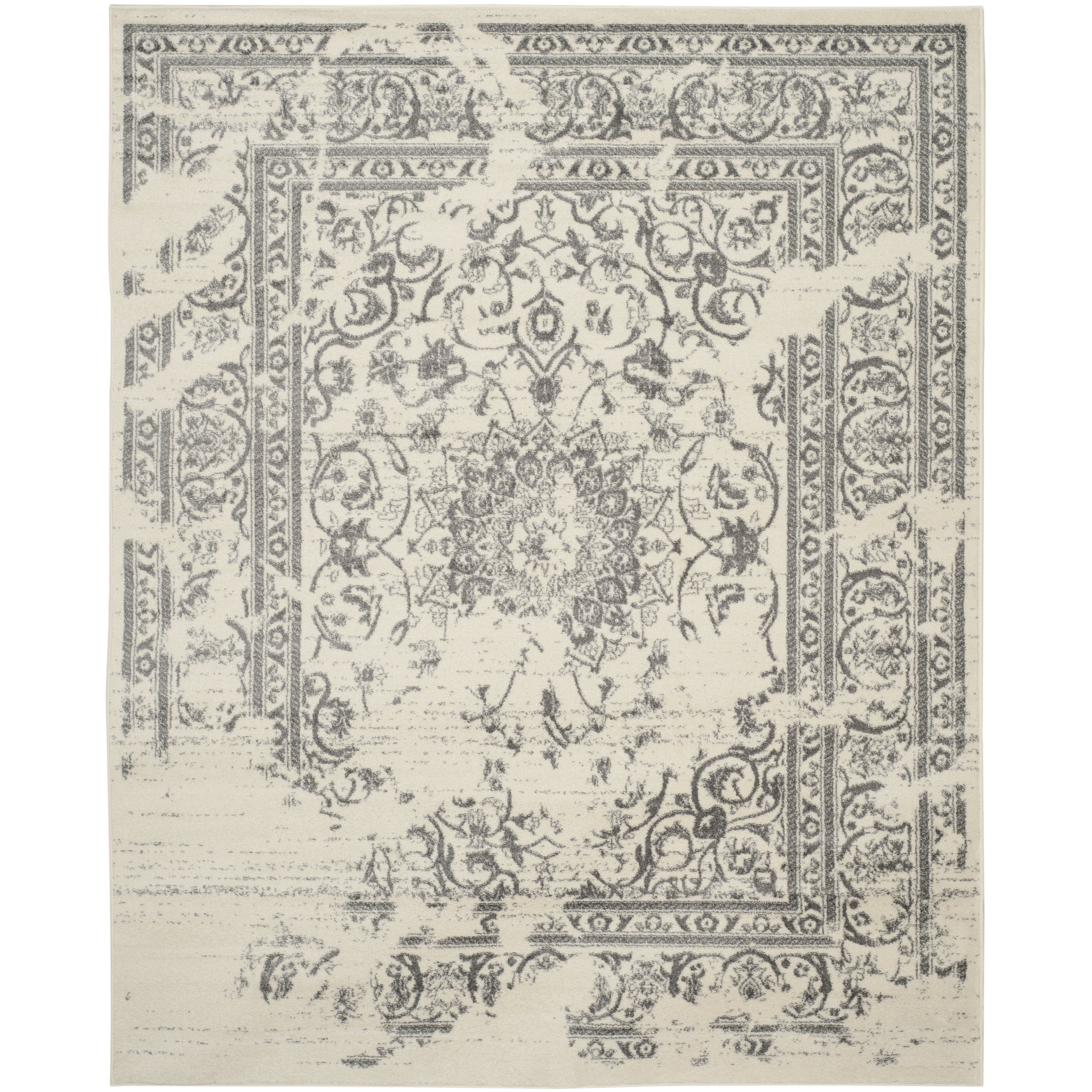 silver area rugs