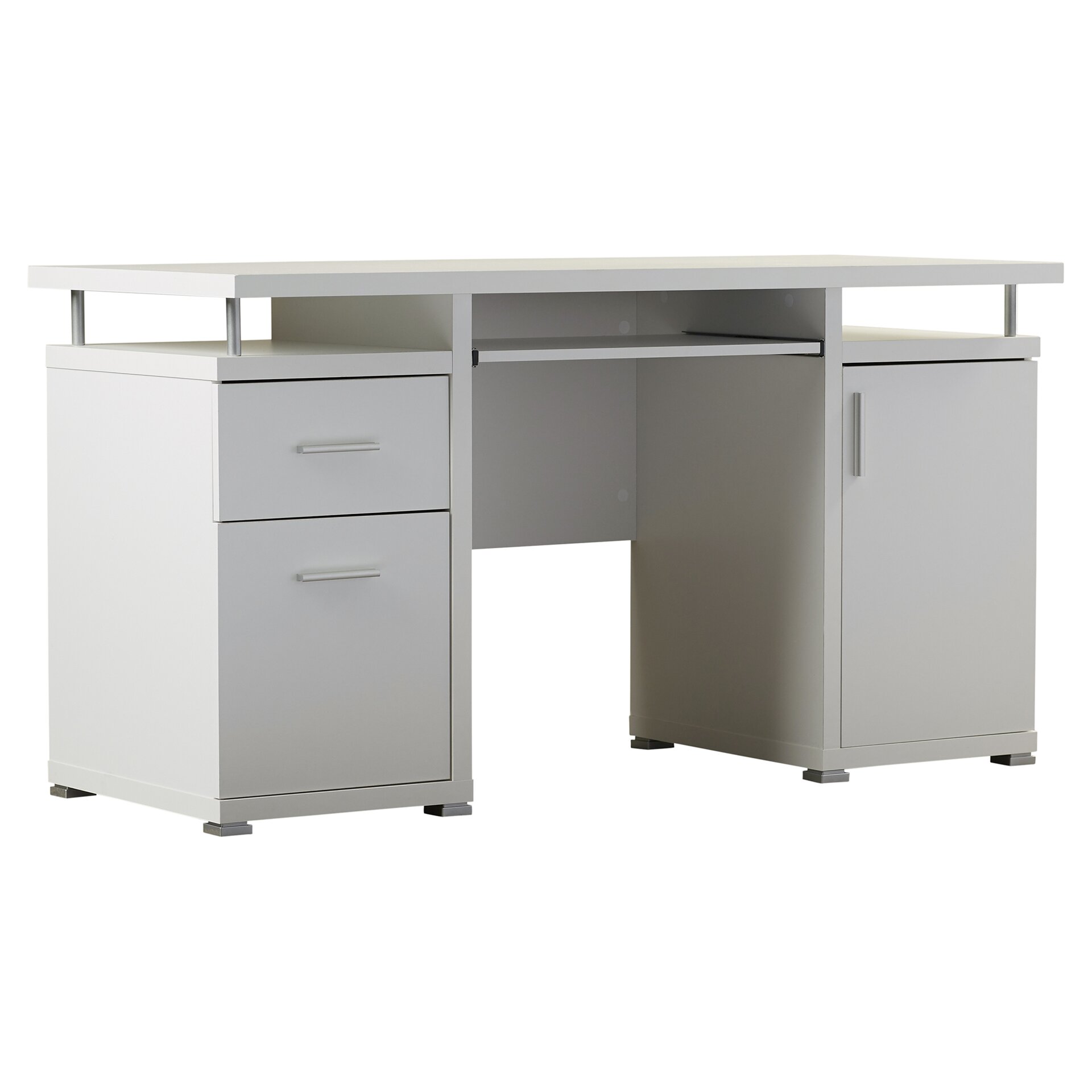 Brayden Studio 2 Drawer Computer Desk & Reviews | Wayfair