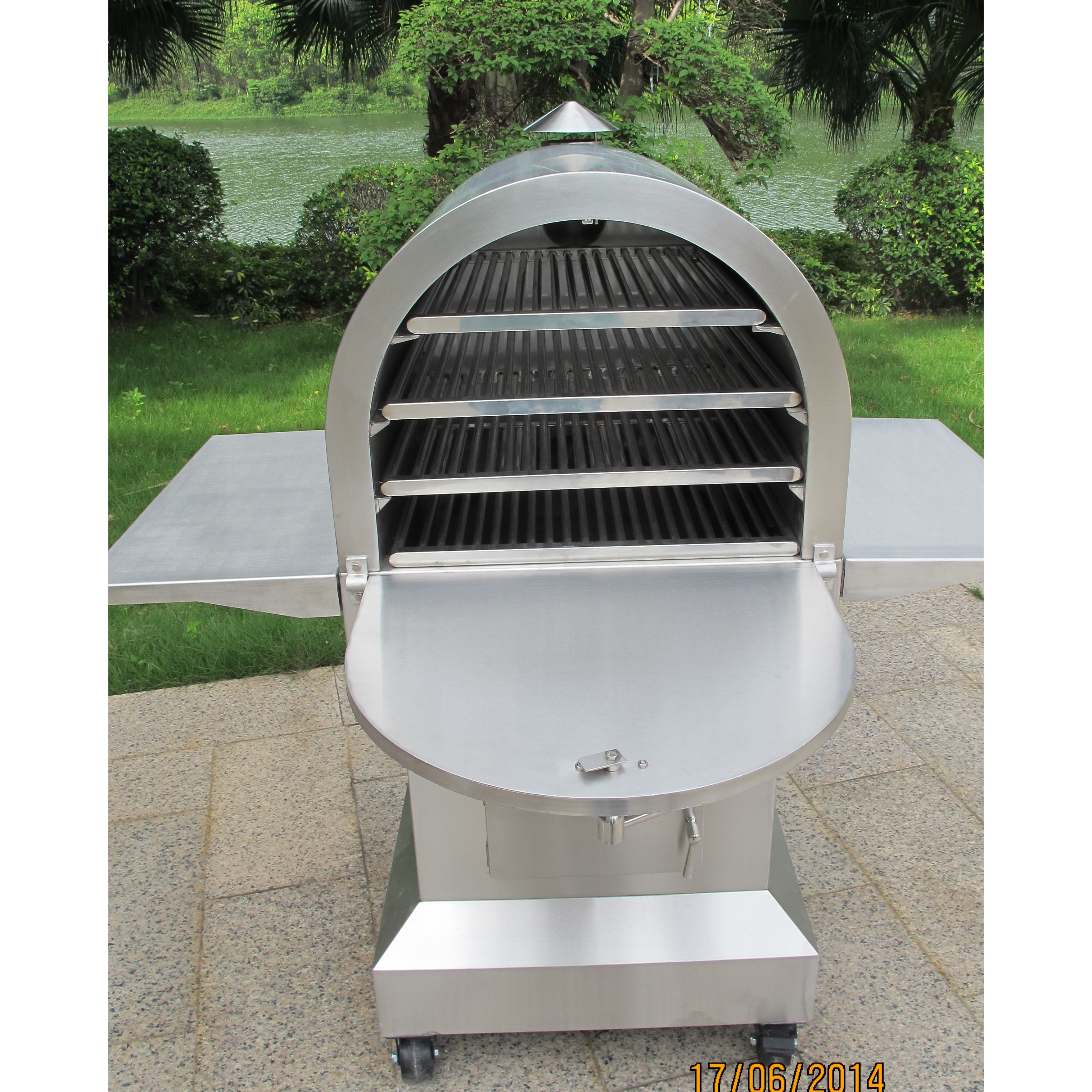 SmokeNHot Grills 56" Outdoor Cooking Center Grill Wayfair