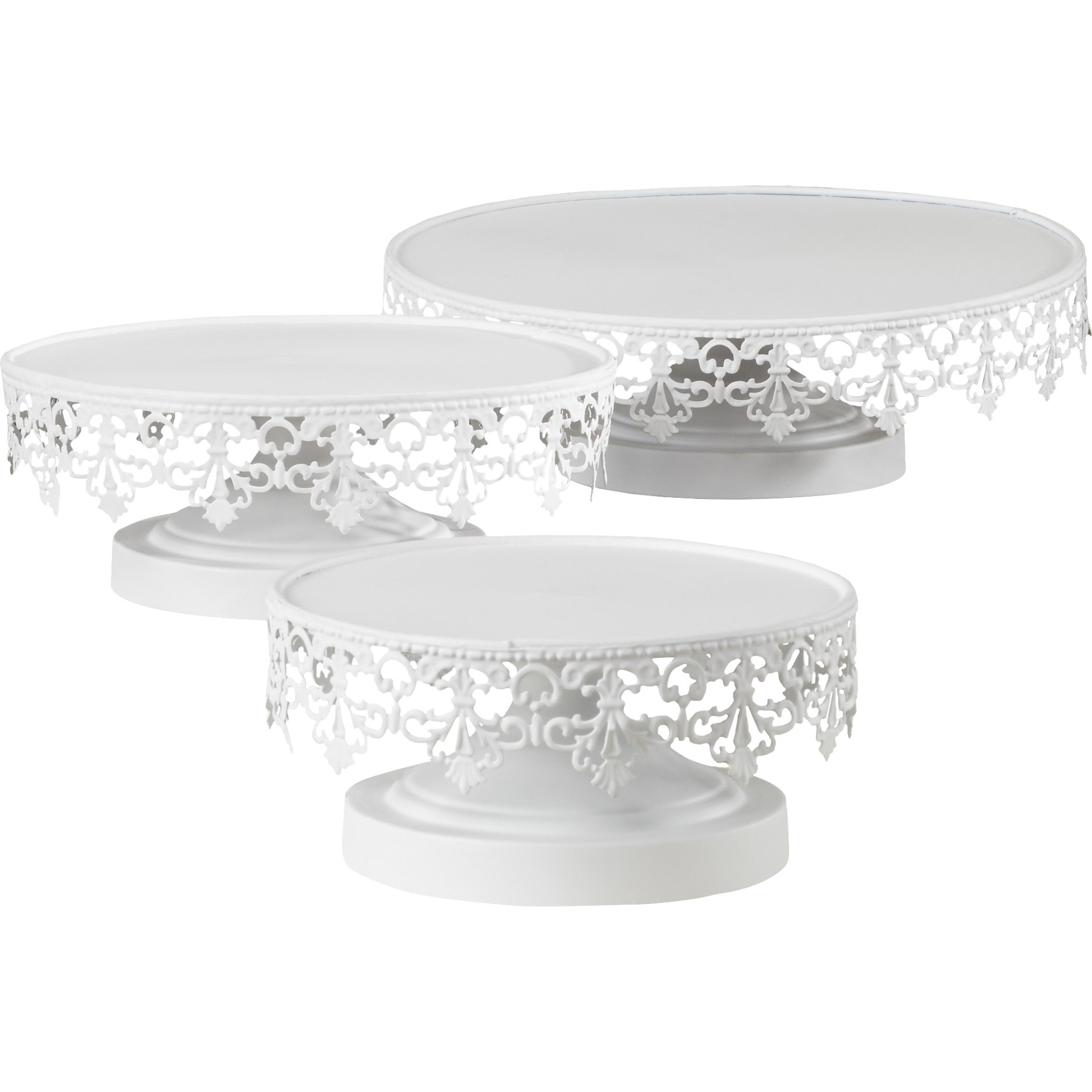 Lark Manor Soucie 3Piece Cake Stand Set & Reviews Wayfair