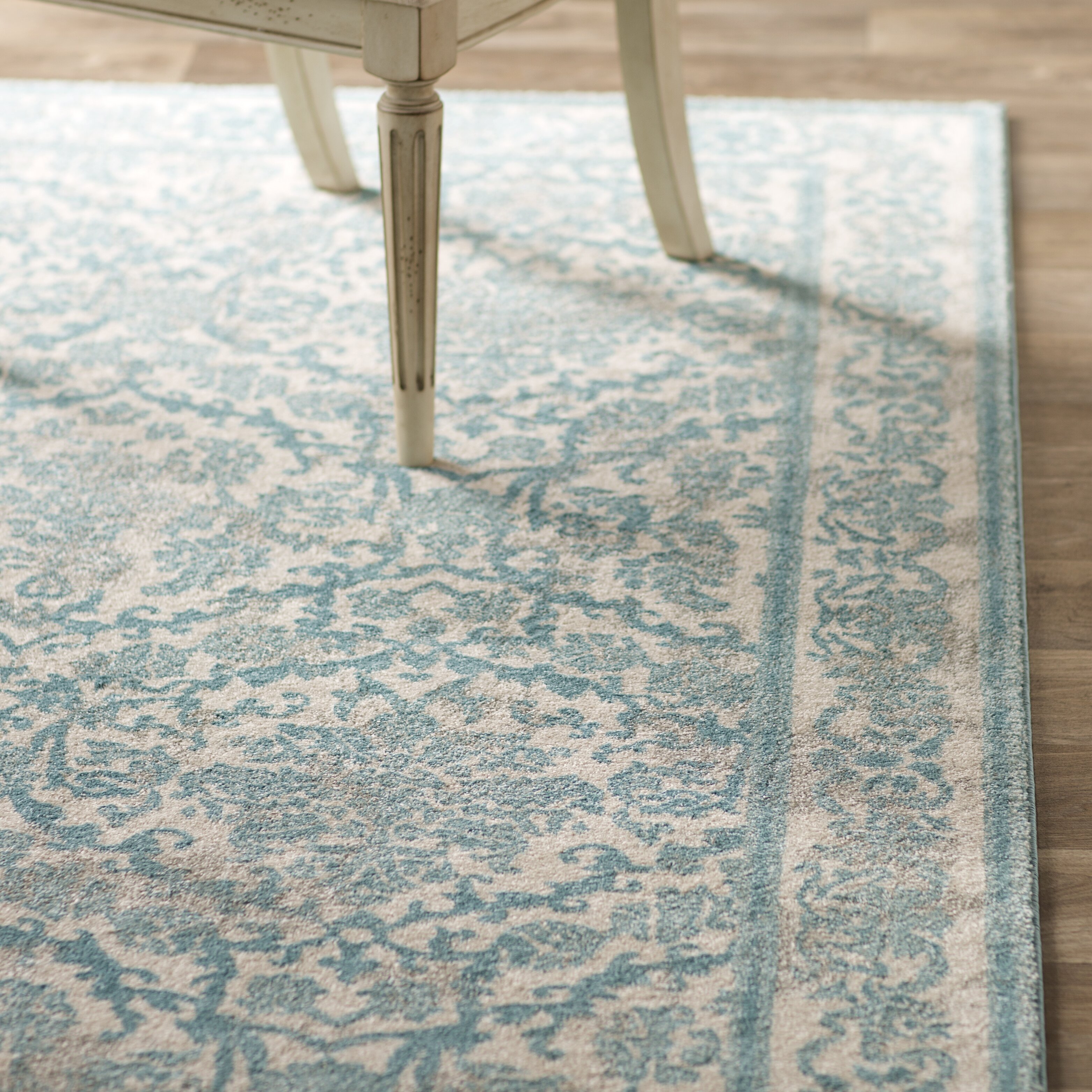 Montelimar Ivory Light Blue Area Rug & Reviews