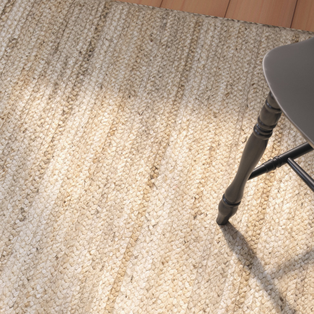 August Grove Ringgold Rigo Jute HandWoven Natural Area Rug & Reviews Wayfair