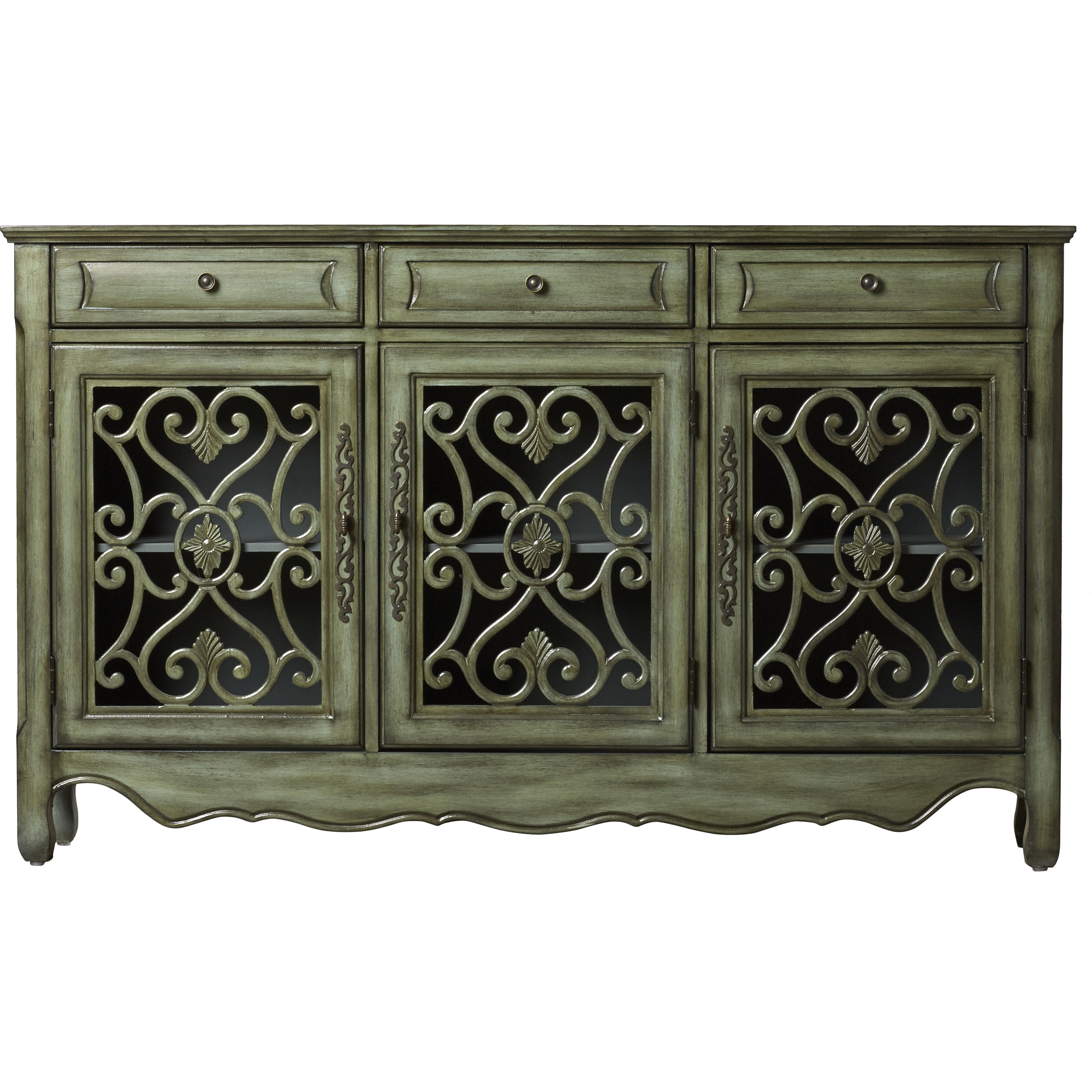 One Allium Way Bowdon 3 Drawer 3 Door Credenza & Reviews | Wayfair