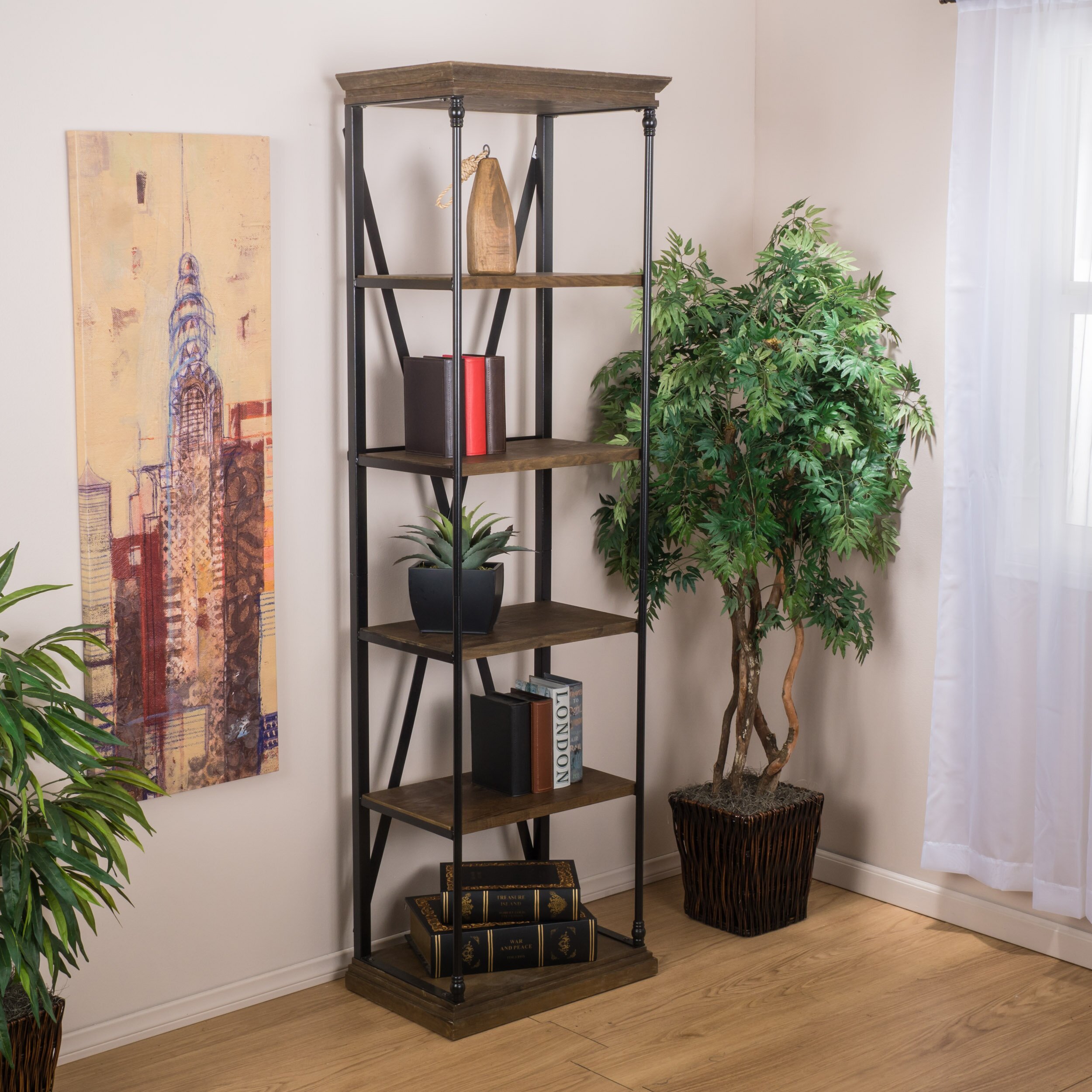 Trent Austin Design Abilio 82" Etagere Bookcase & Reviews | Wayfair