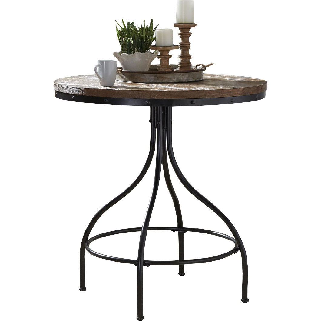 T Austin Design Round Wood Pub Table Reviews T Austin Design Reg Round Wood Pub Table