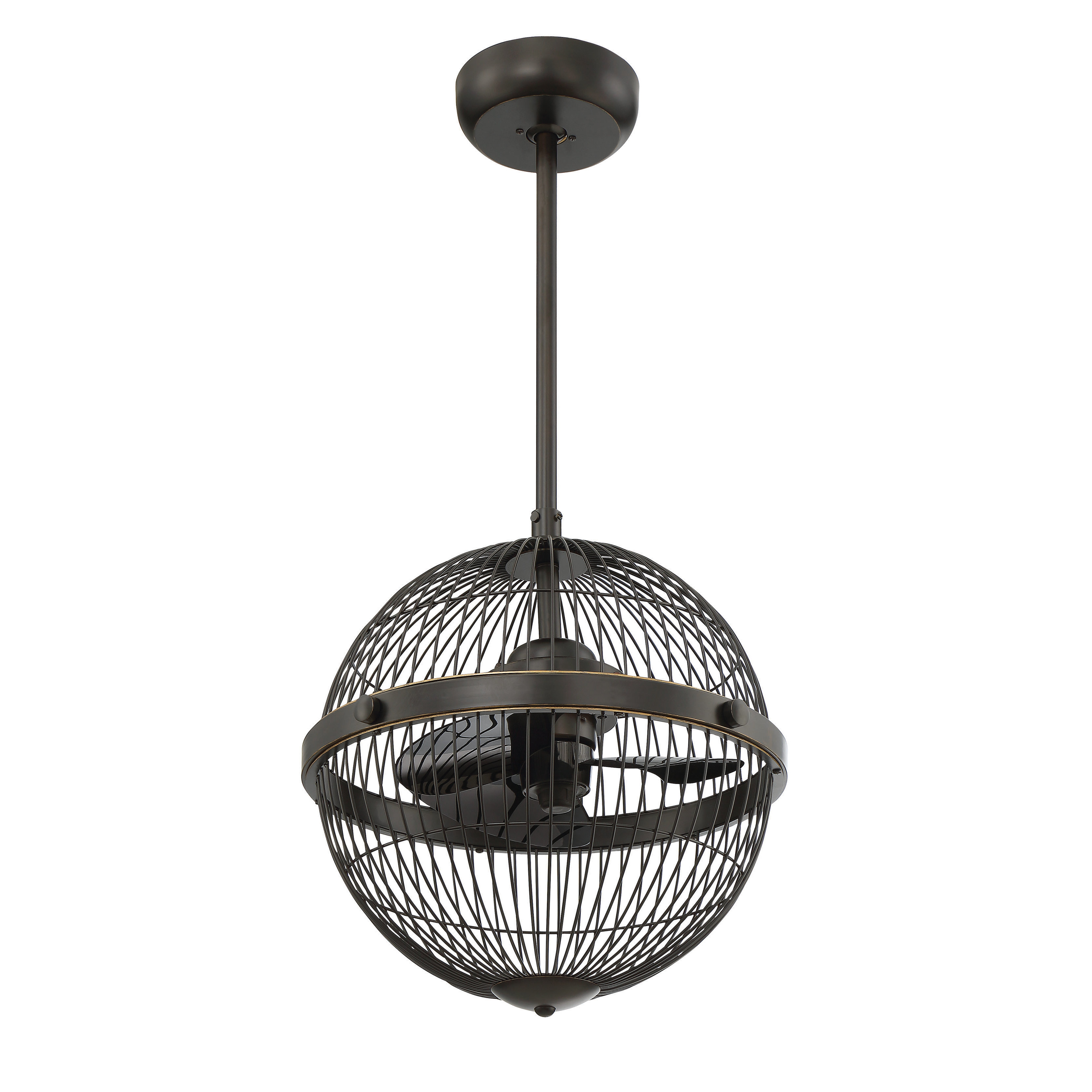 Trent Austin Design 18&quot; Hali Pendant Ceiling Fan with Remote Wayfair.ca