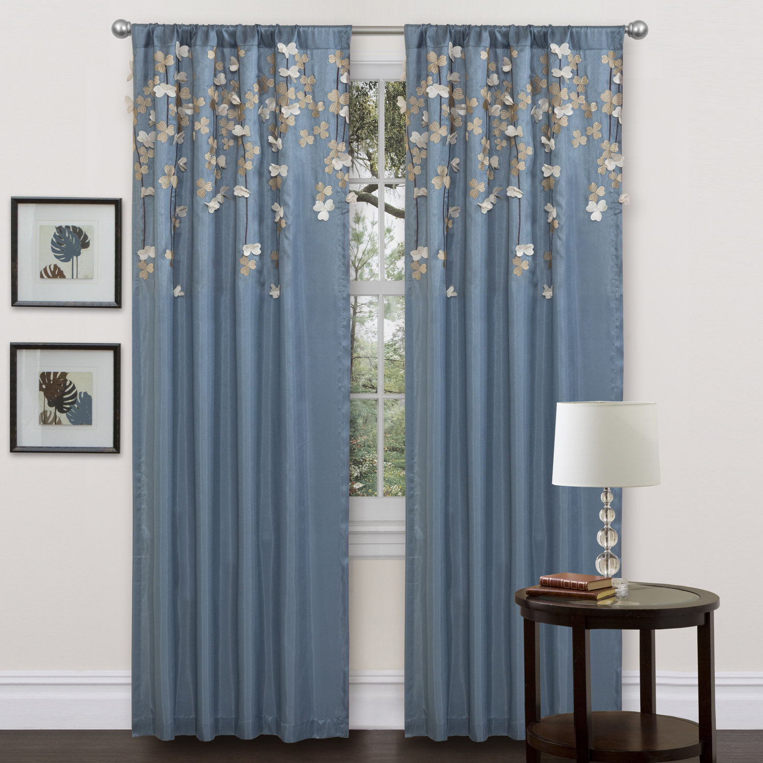 House of Hampton Gardener Single Curtain Panel & Reviews Wayfair