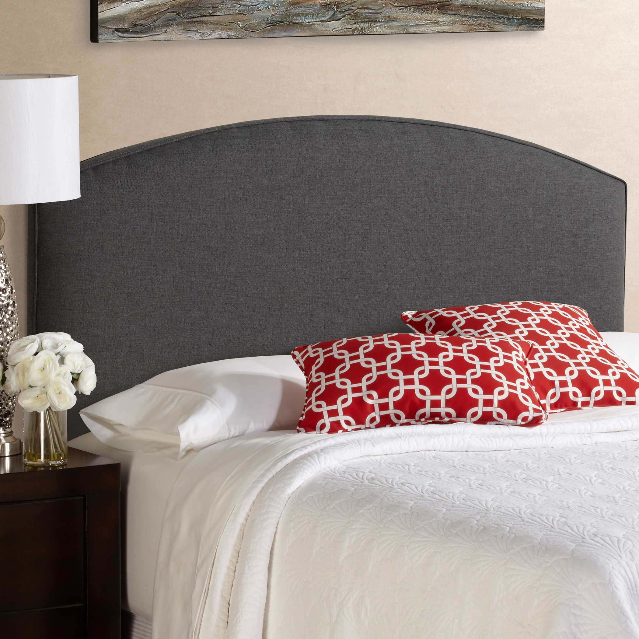 House of hampton kara upholstered panel headboard