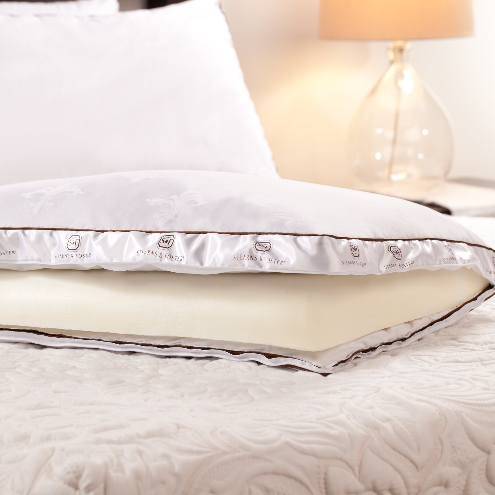 Stearns & Foster Estate Core Memory Foam Pillow & Reviews Wayfair