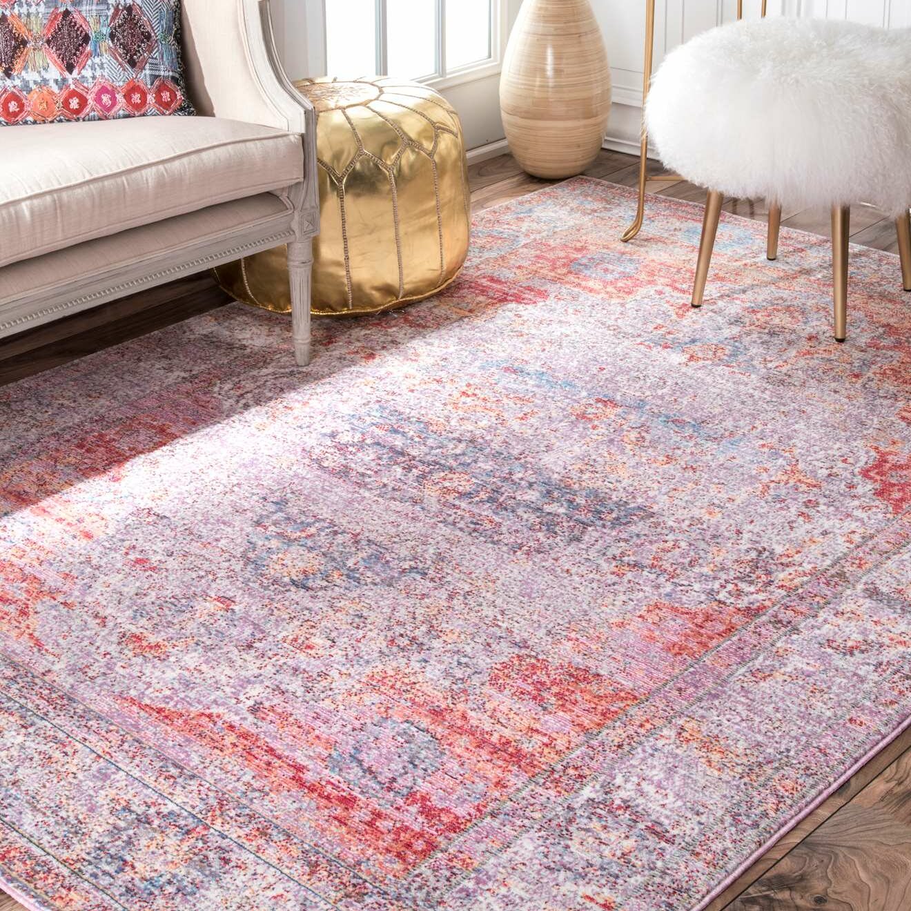 Hruby Blush Area Rug & Reviews  AllModern