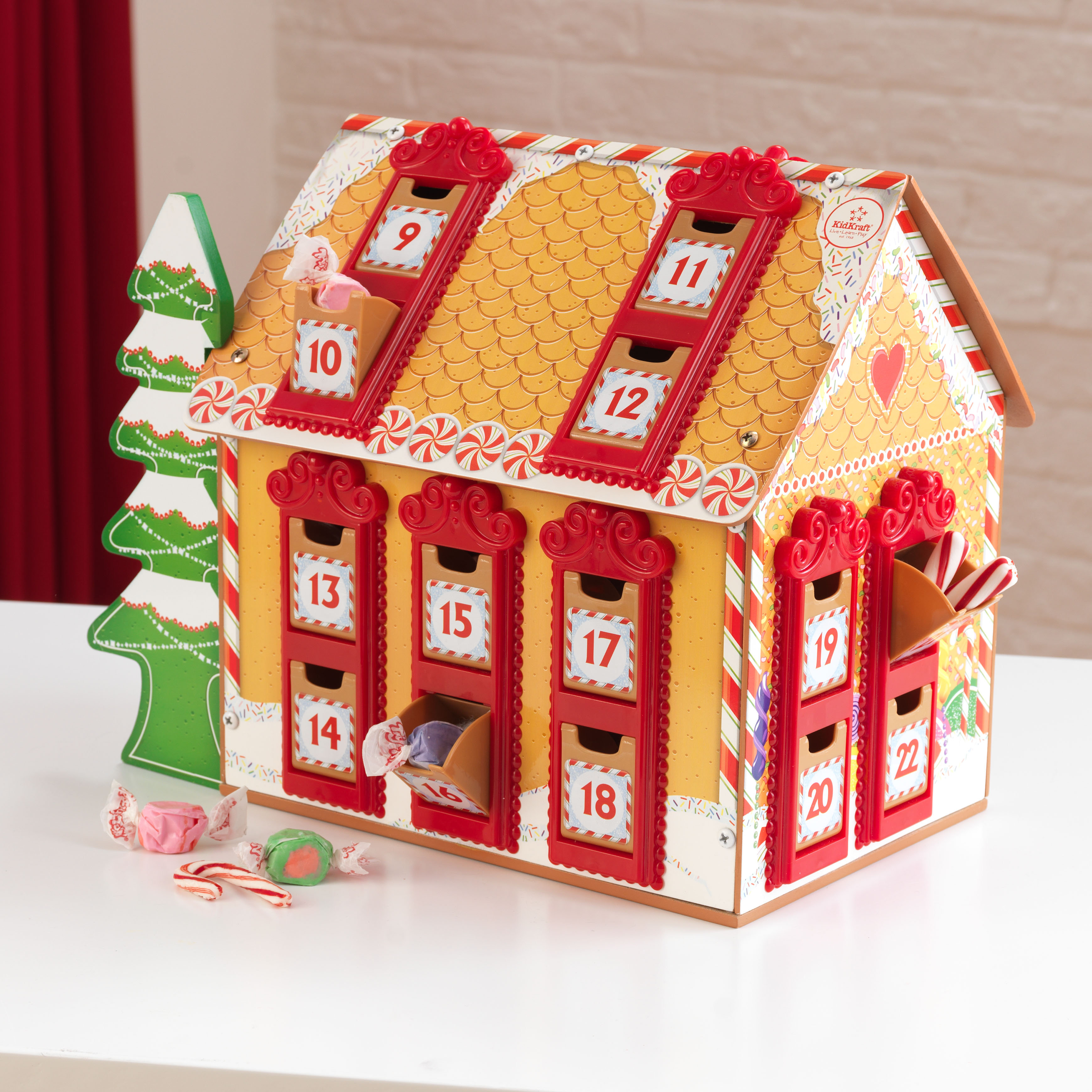KidKraft Personalized Wooden Advent Calendar Reviews Wayfair