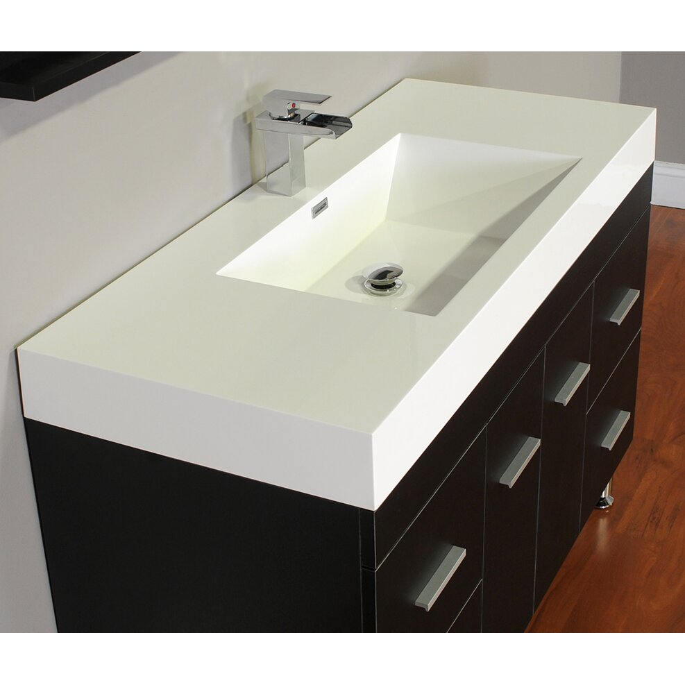 Alya Bath Ripley 47" Single Modern Bathroom Vanity Set ...