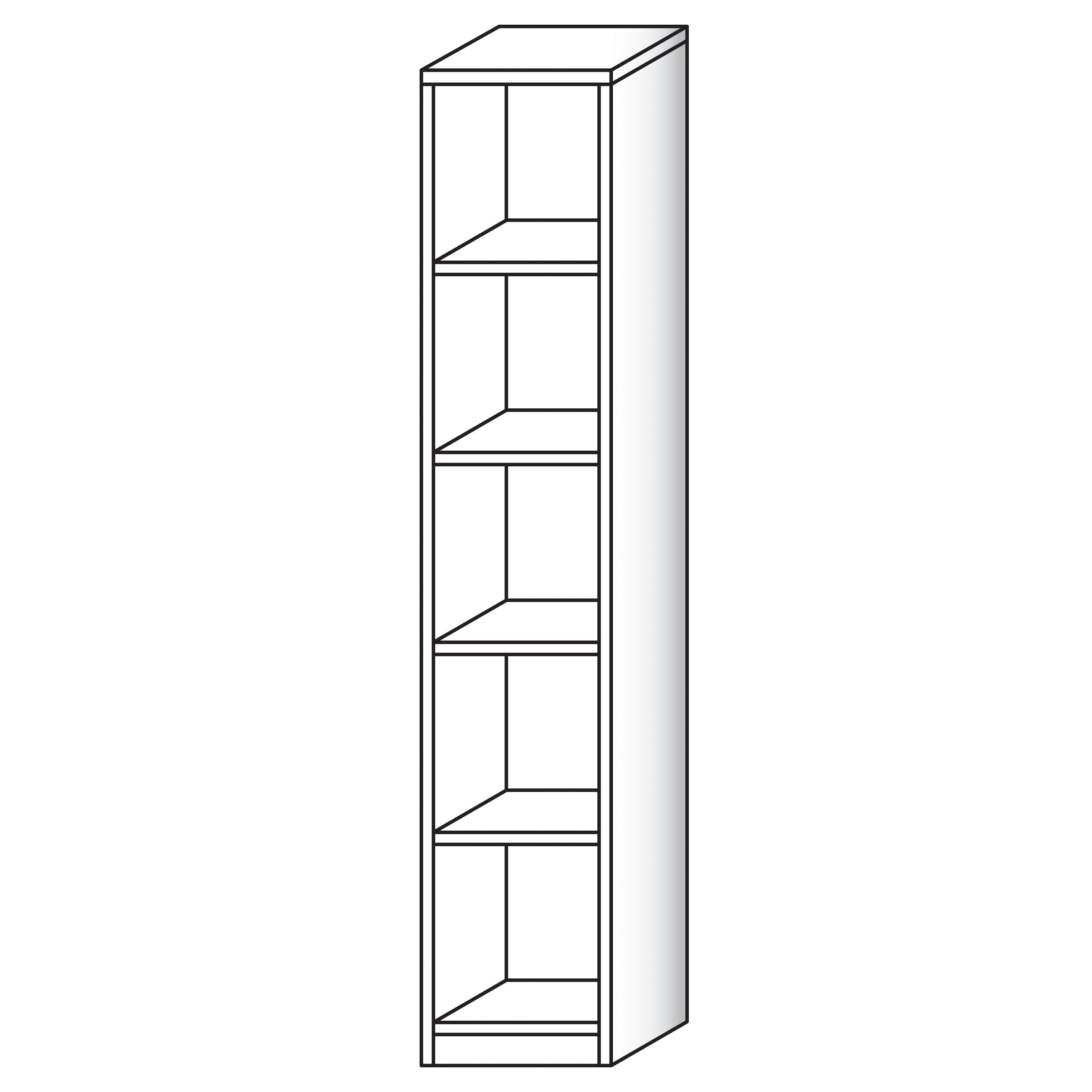 CS Schmal Soft Plus 148cm Bookcase & Reviews | Wayfair.co.uk