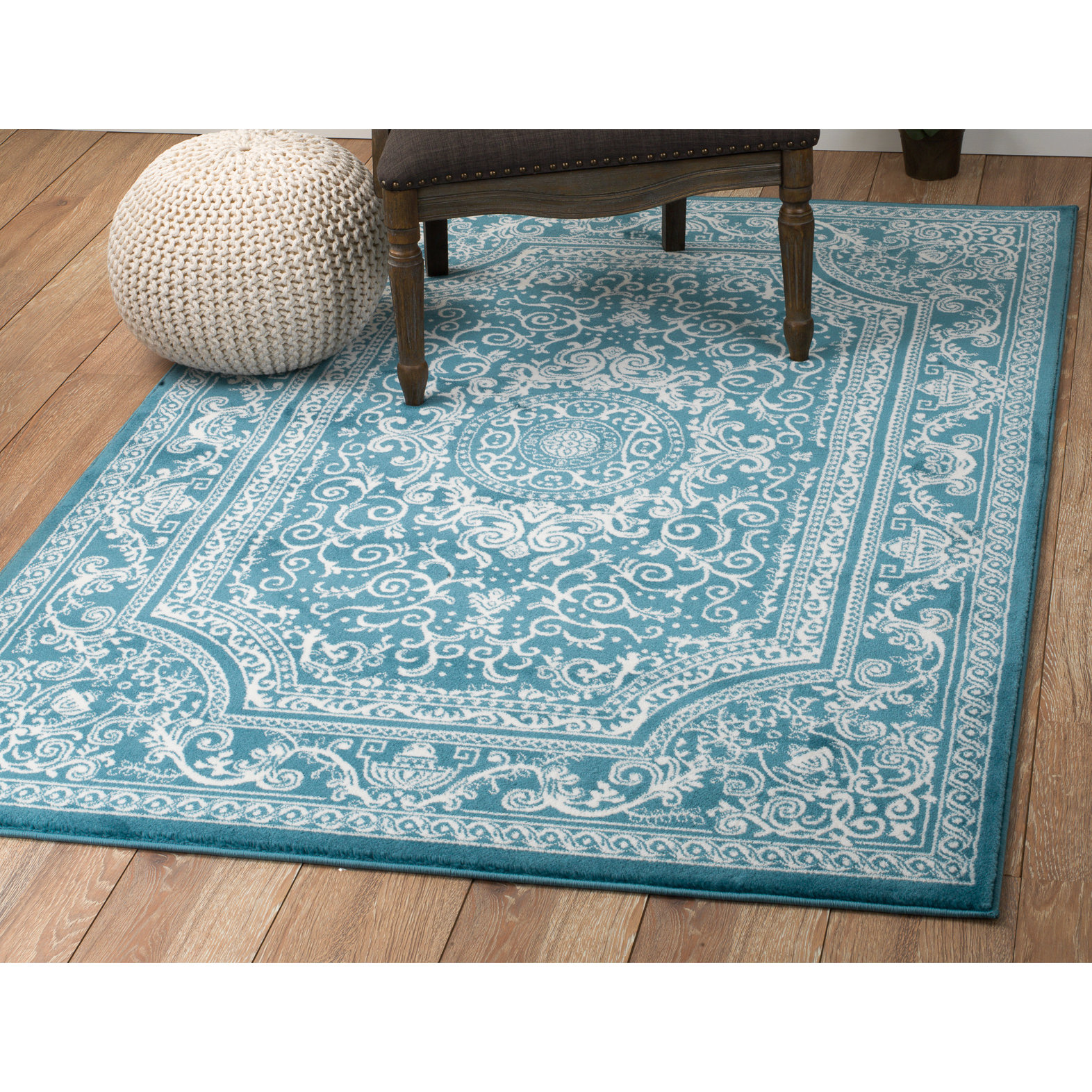 Rug and Decor Inc. Summit Blue Area Rug & Reviews Wayfair