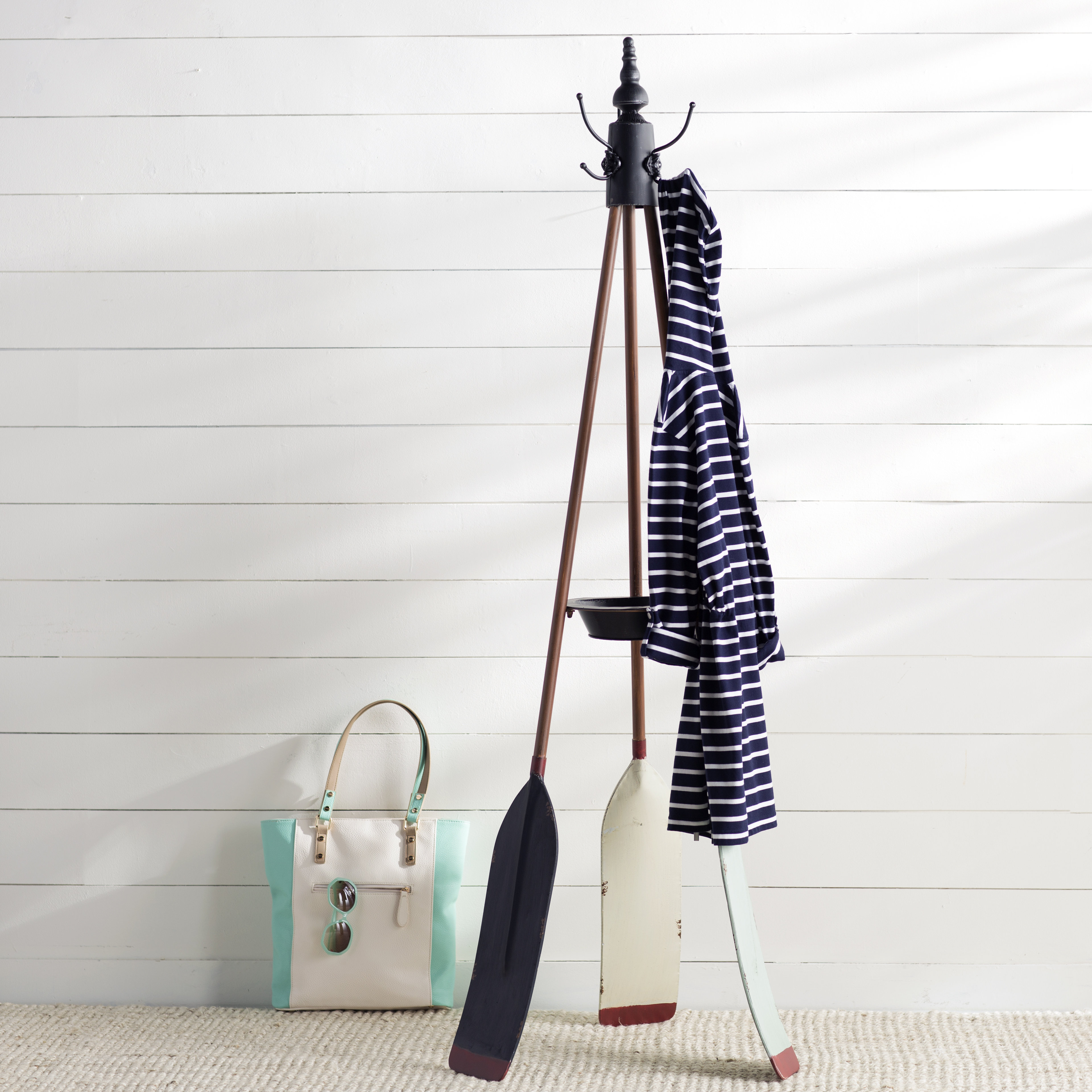 Coat Rack Free Standing Tradingbasis Clothing Rack With Stand Garment Clothes Furniture Coat Storage Pipe Vintage