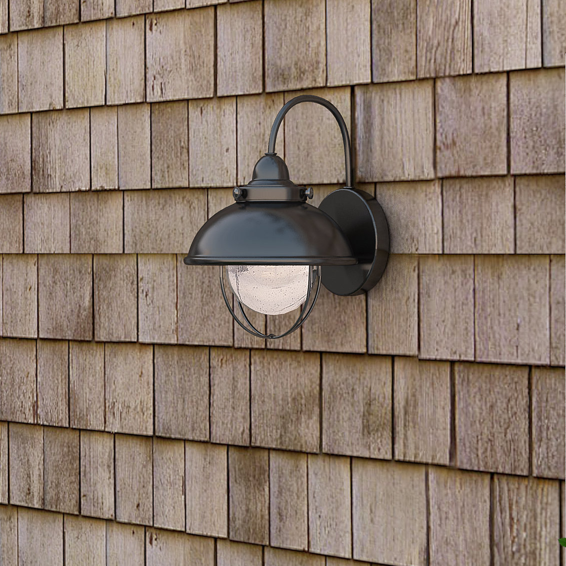 Breakwater Bay Everetts 1 Light Outdoor Barn Light & Reviews Wayfair