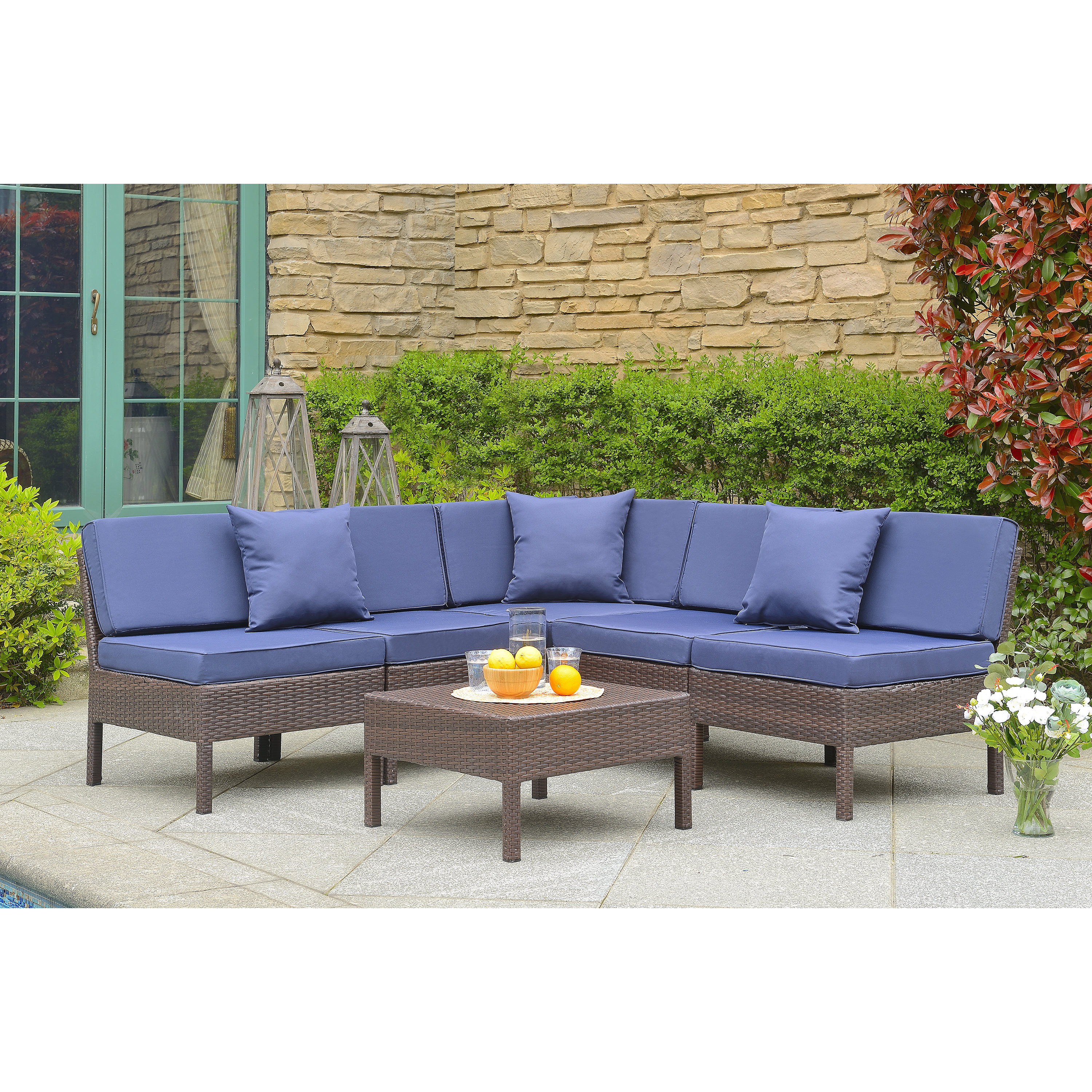 Conversation Sets You Ll Love Wayfair Monticello 6 Piece Sectional Seating Group With Cushion
