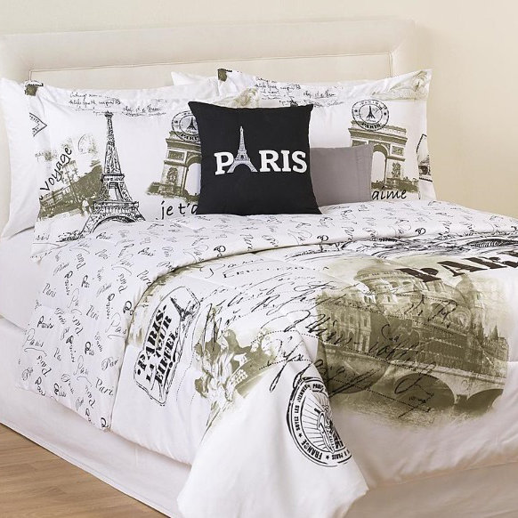 Casa Paris Postcard 5 Piece Full/Queen Comforter Set & Reviews Wayfair