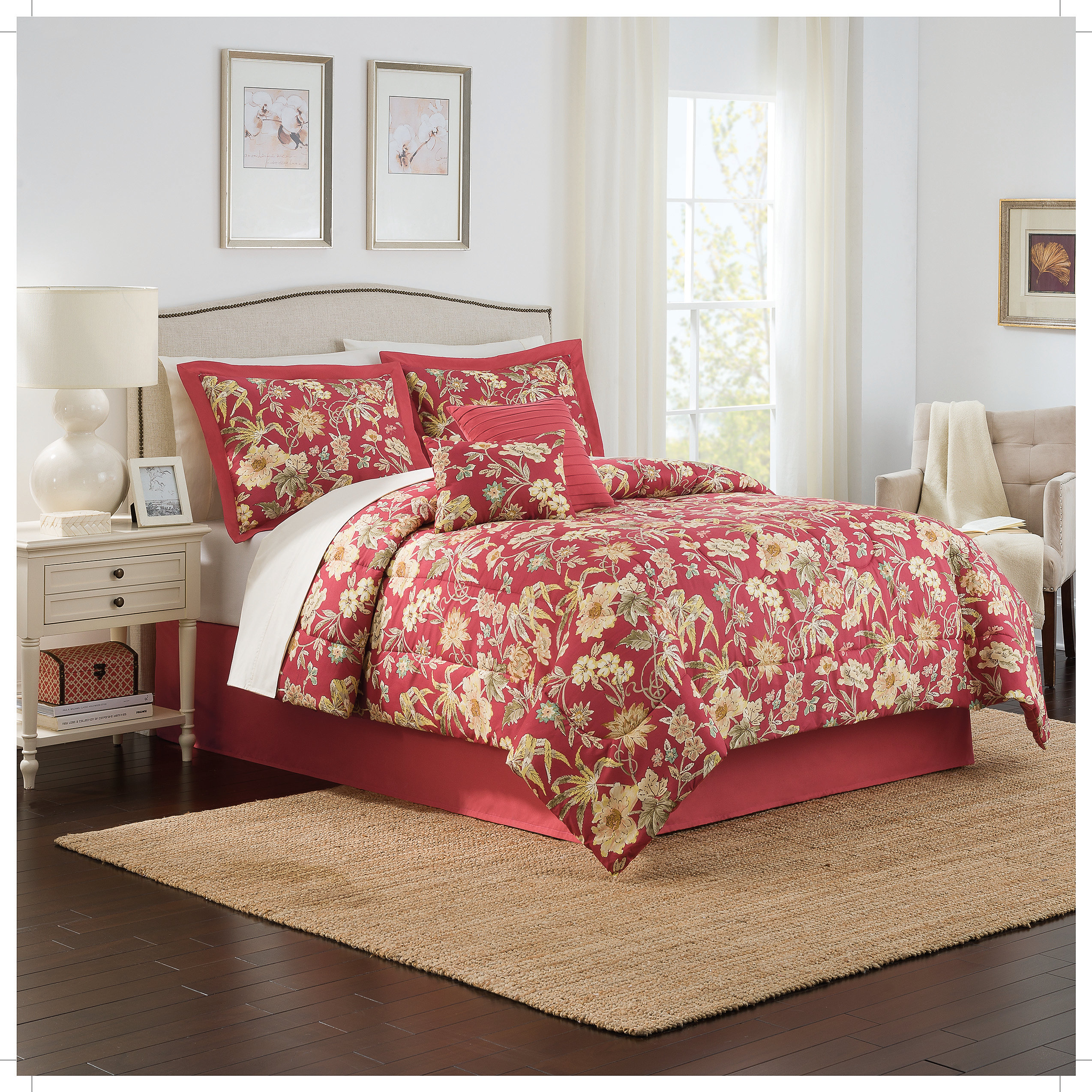 Traditions by Waverly Honeymoon 7 Piece Comforter Set & Reviews