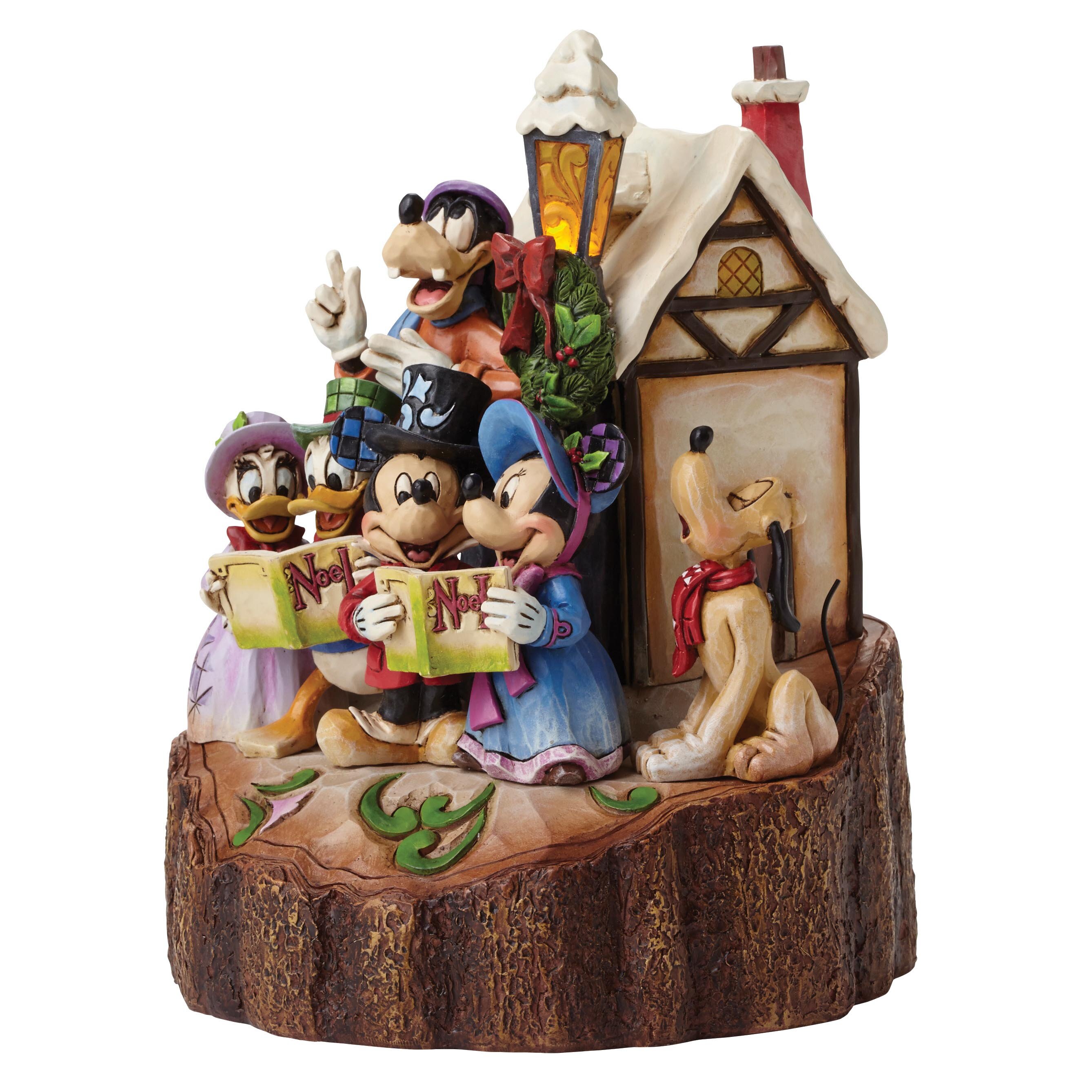 Disney Traditions Holiday Harmony Caroling Figurine Wayfair.co.uk