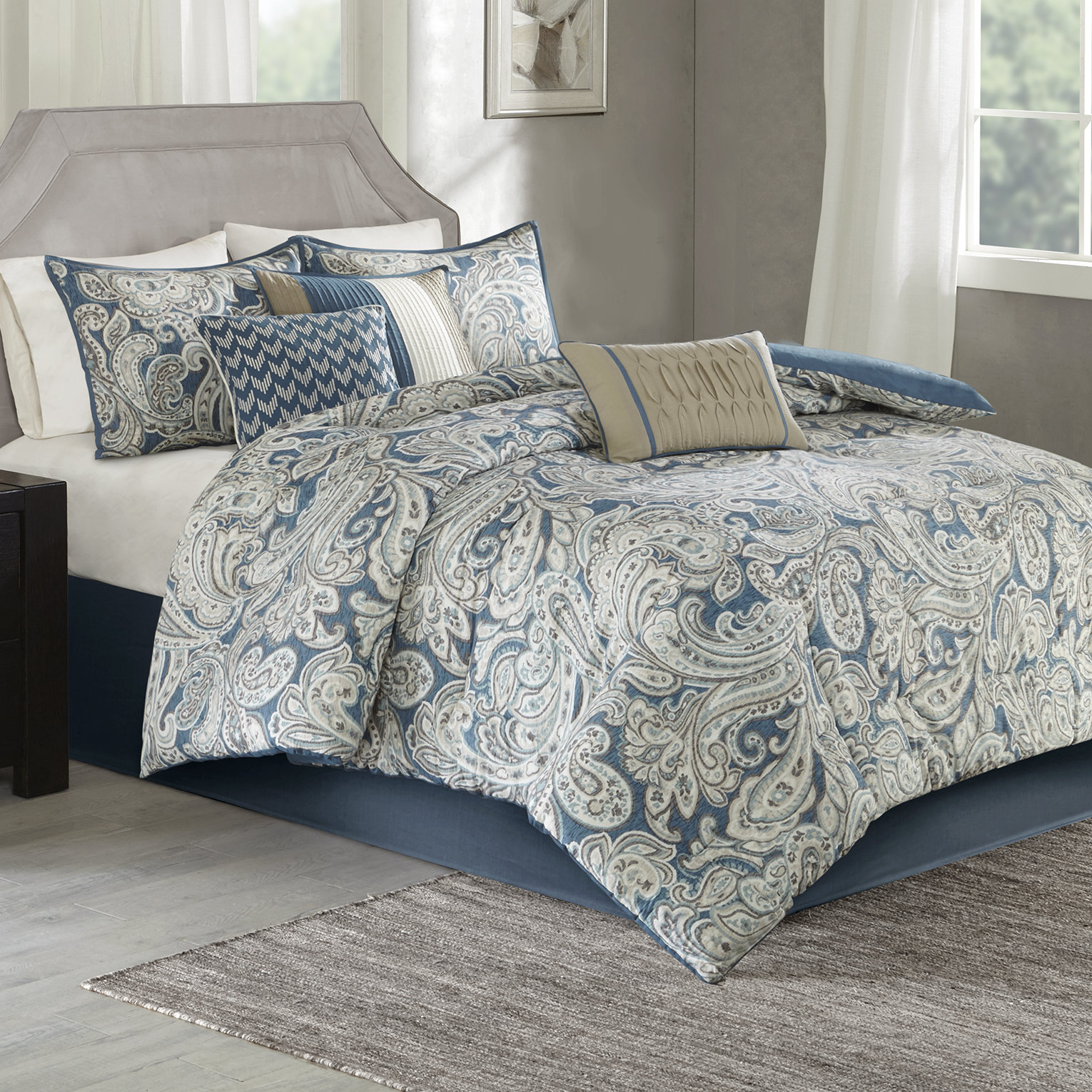 Astoria Grand Arterbury 7 Piece Comforter Set & Reviews Wayfair