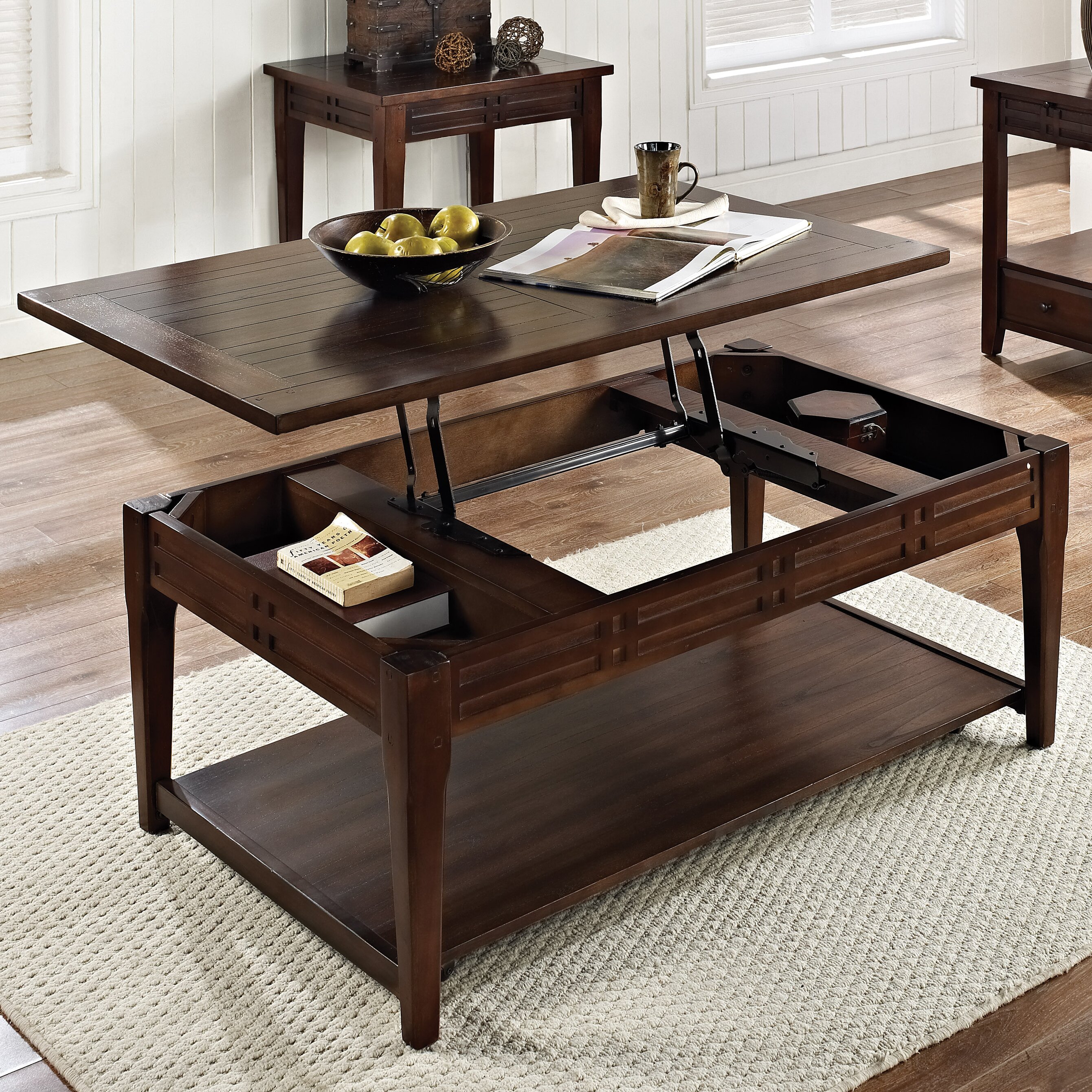 Riverside Coffee Table with Lift Top & Reviews | AllModern - World Menagerie Riverside Coffee Table with Lift Top