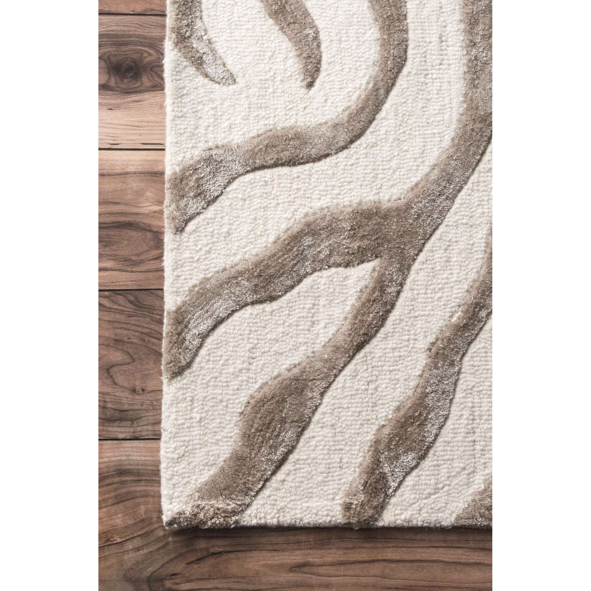 Mercer41 Dodgson Soft Zebra Technique Gray/Ivory Area Rug & Reviews