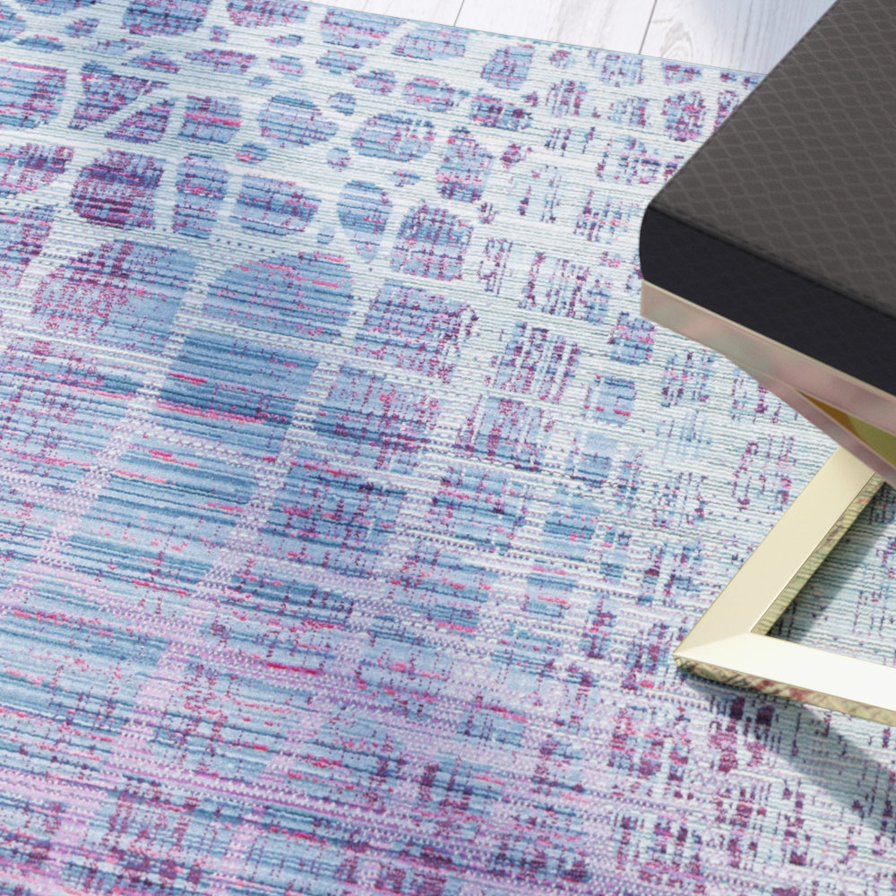 Manchester Blue & Fuchsia Area Rug & Reviews AllModern