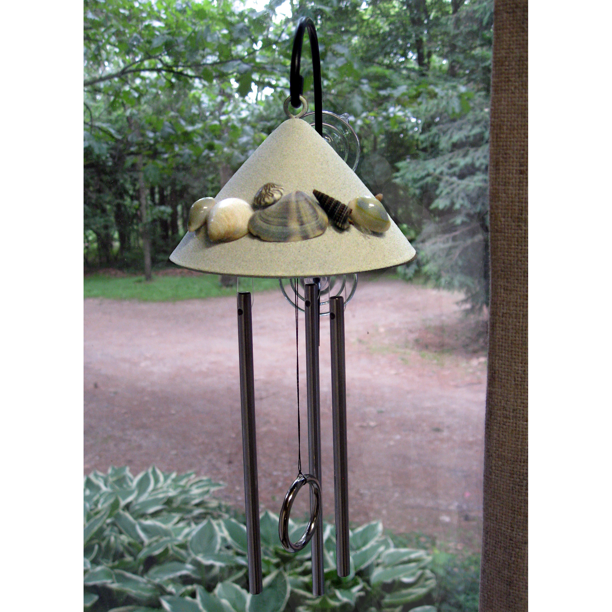 Sunblossom Solar Gifts Llc Window Seashell Sugar Sand Indoor Sunblossom Solar Gifts Llc Window Seashell Sugar Sand Indoor Wind Chime