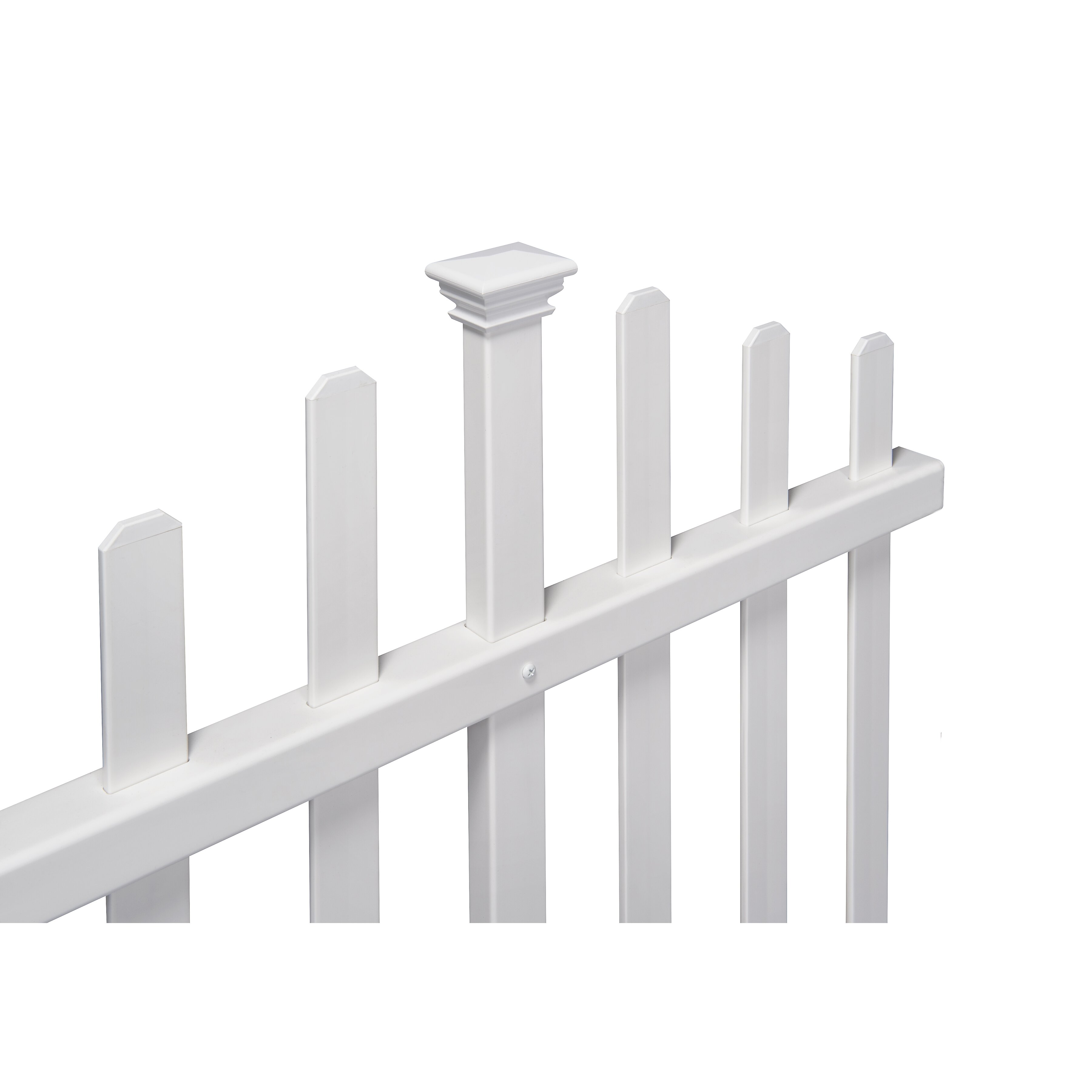 Zippity Outdoor Products Madison No Dig Vinyl Picket Garden Fence ...