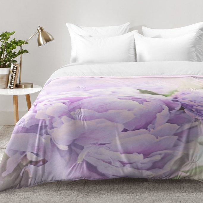 East Urban Home Lisa Argyropoulos Peonies Comforter Set Wayfair.ca