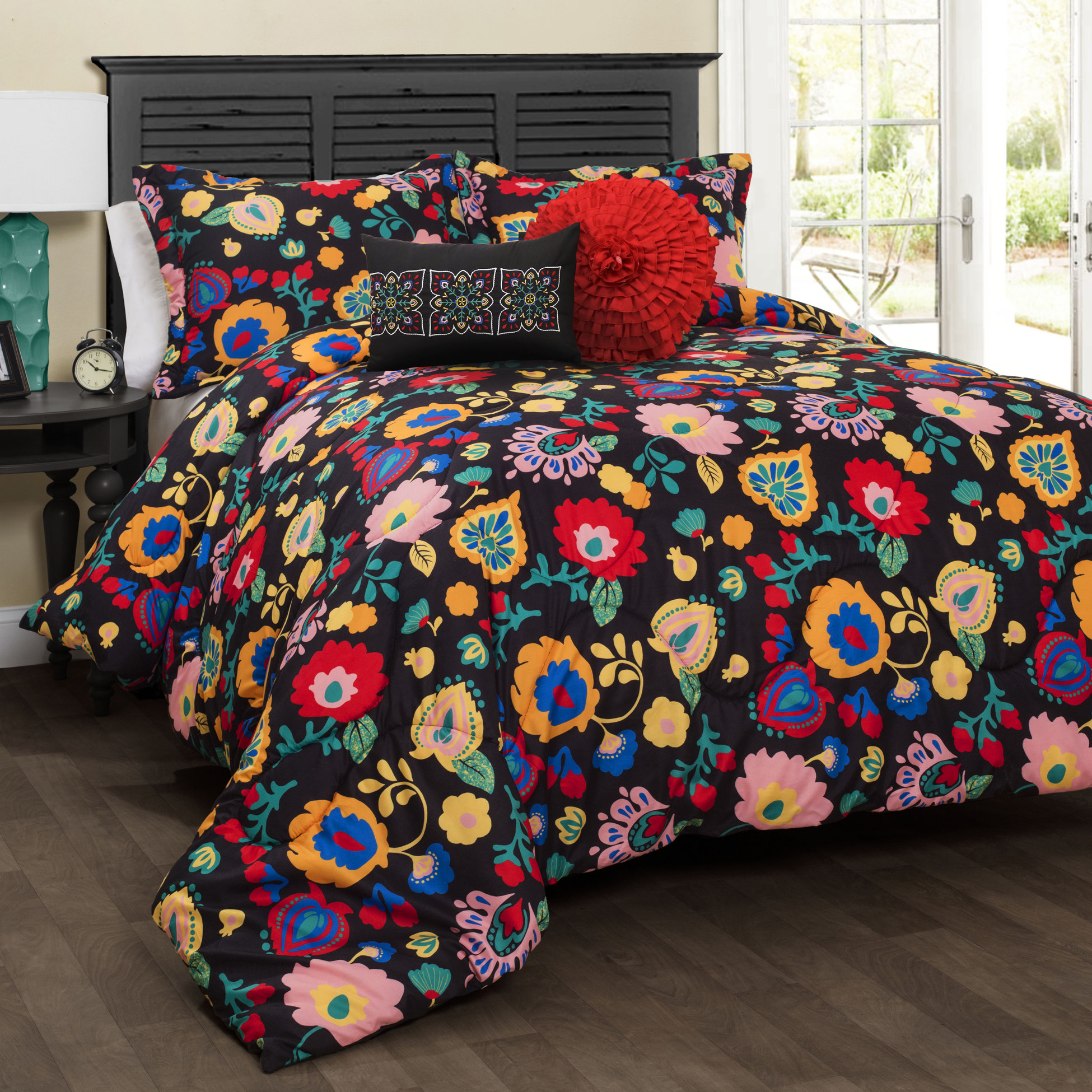 Latitude Run Lola 5 Piece Comforter Set Reviews Wayfair Latitude Run Lola 5 Piece Comforter Set