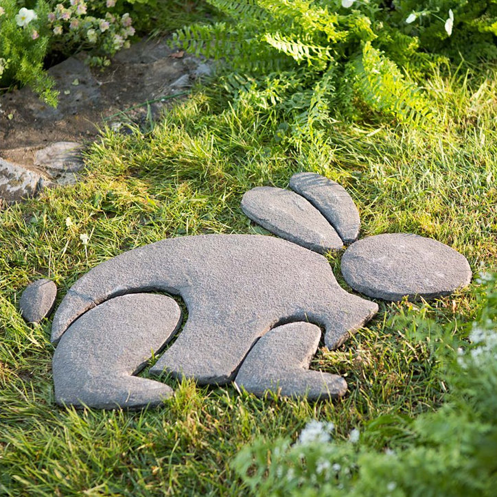 Wind Weather Lawn Ornaments You Ll Love Wayfair Decorative Stone Rabbit Stepping