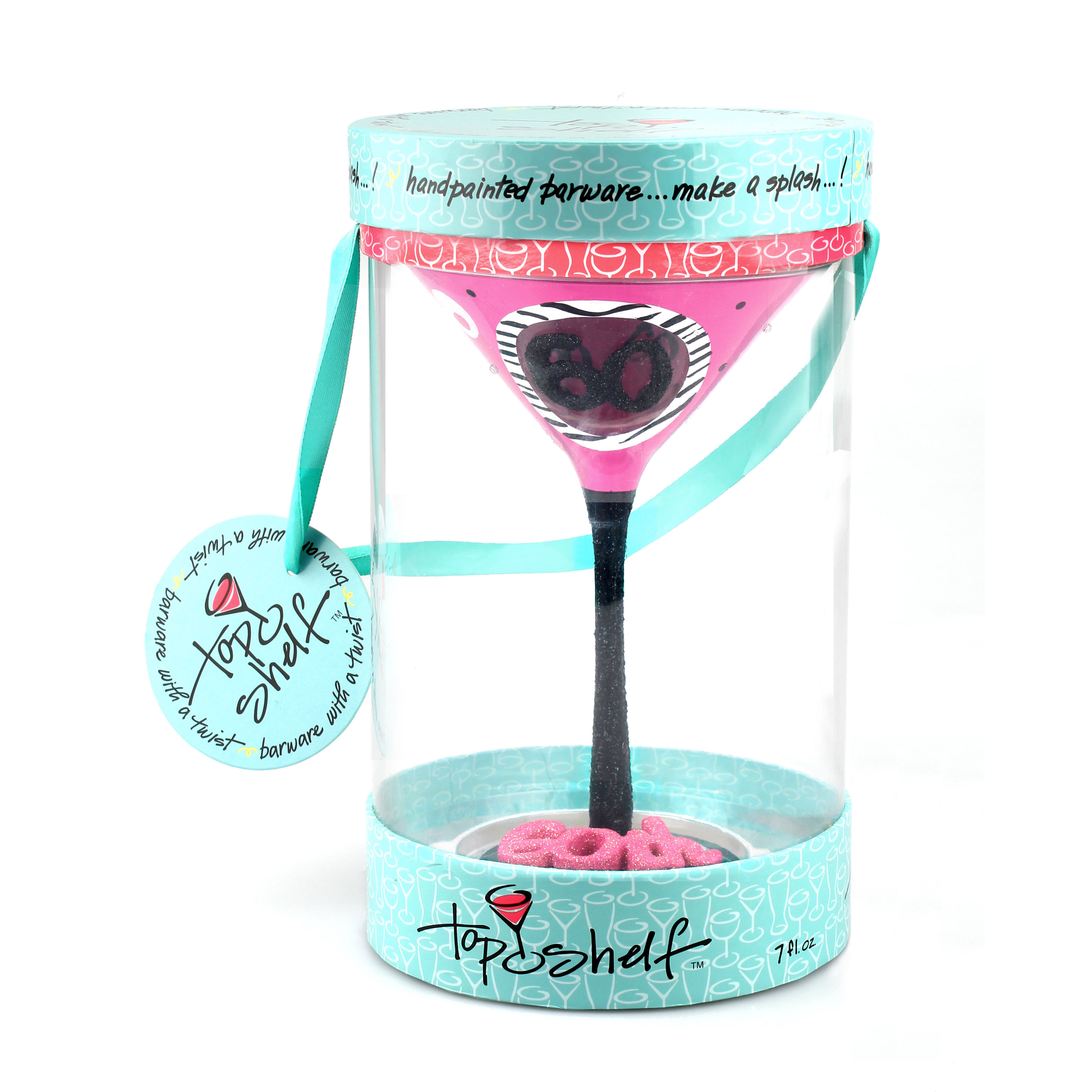 Top Shelf 7 Oz. 60th Birthday Martini Glass Wayfair