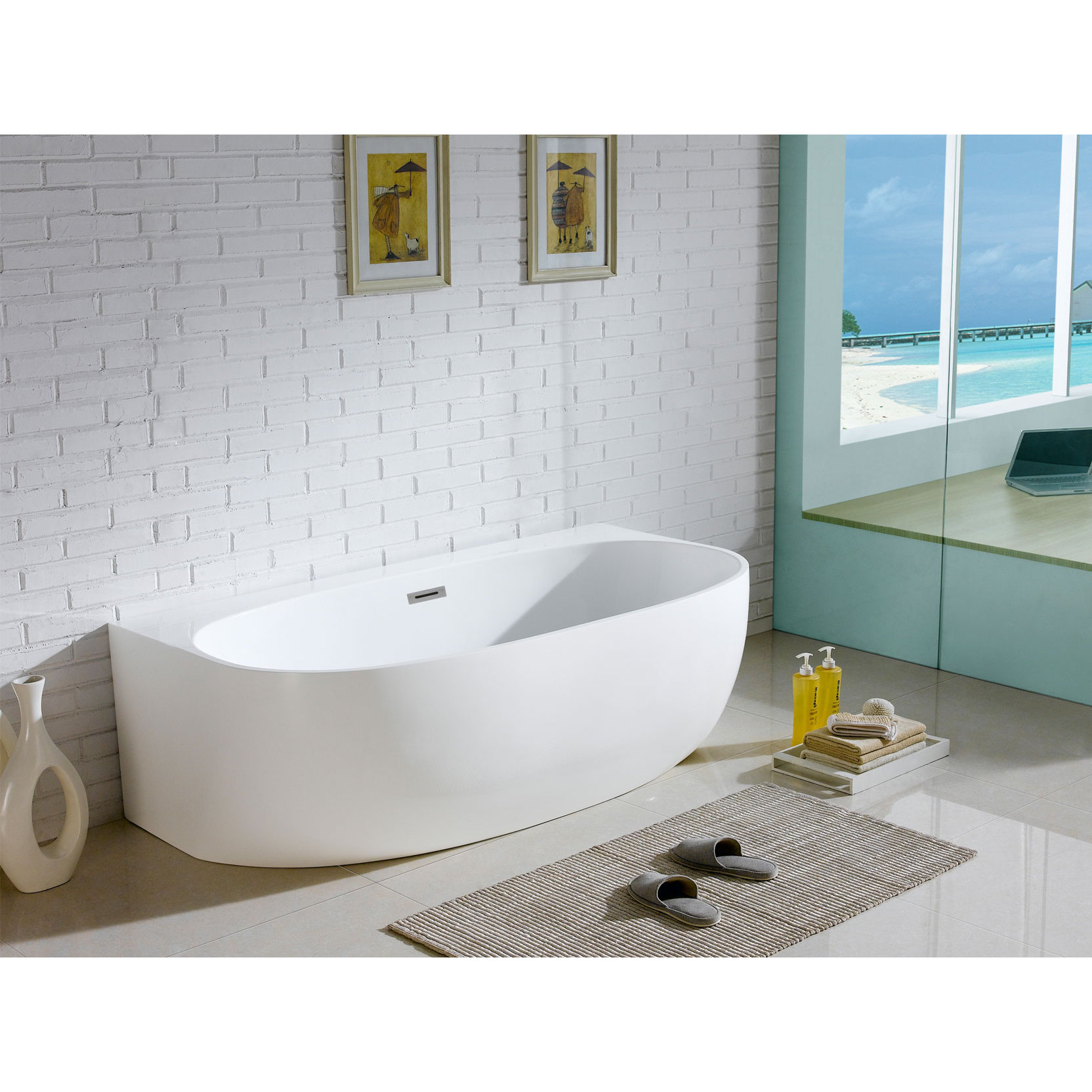 Pacificcollection Monte 58 X 33 Soaking Bathtub Reviews Wayfair Pacific Collection Monte 58 Quot X 33