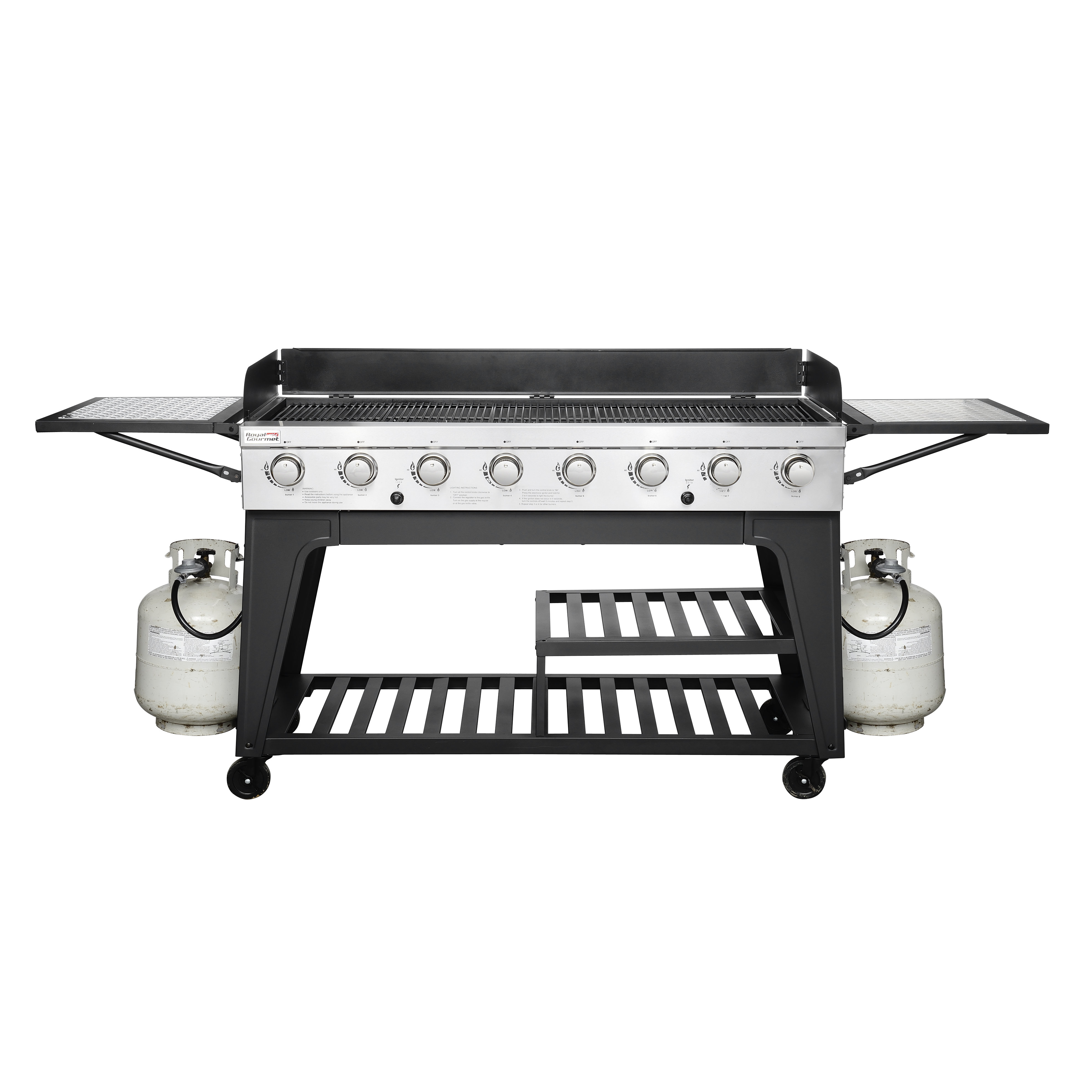 Royal Gourmet 90.6" 8Burner Event Gas Grill & Reviews Wayfair
