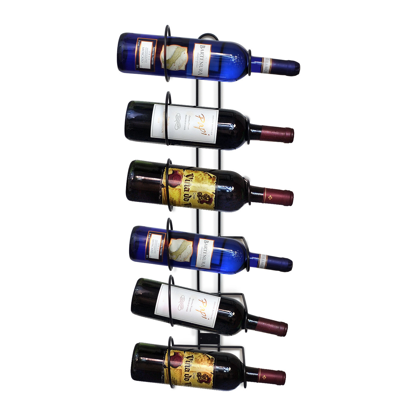 Sorbus 6 Bottle Wall Mounted Wine Rack & Reviews Wayfair