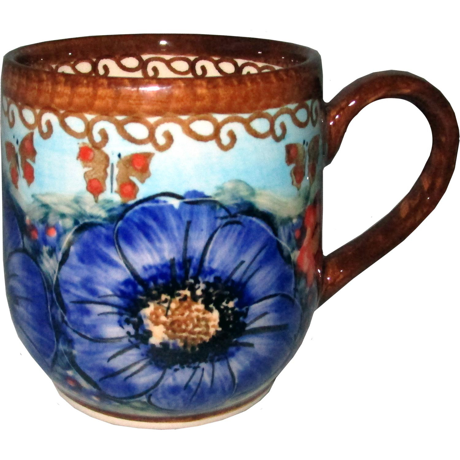 Home of Polish Pottery Sky Meadow Polish Pottery Boleslawiec Stoneware