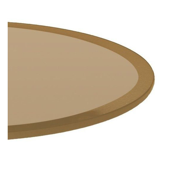 Fab Glasirror Round Beveled Tempered Glass Table Top Wayfair Fab Glasirror Round Beveled Tempered Glass Table Top