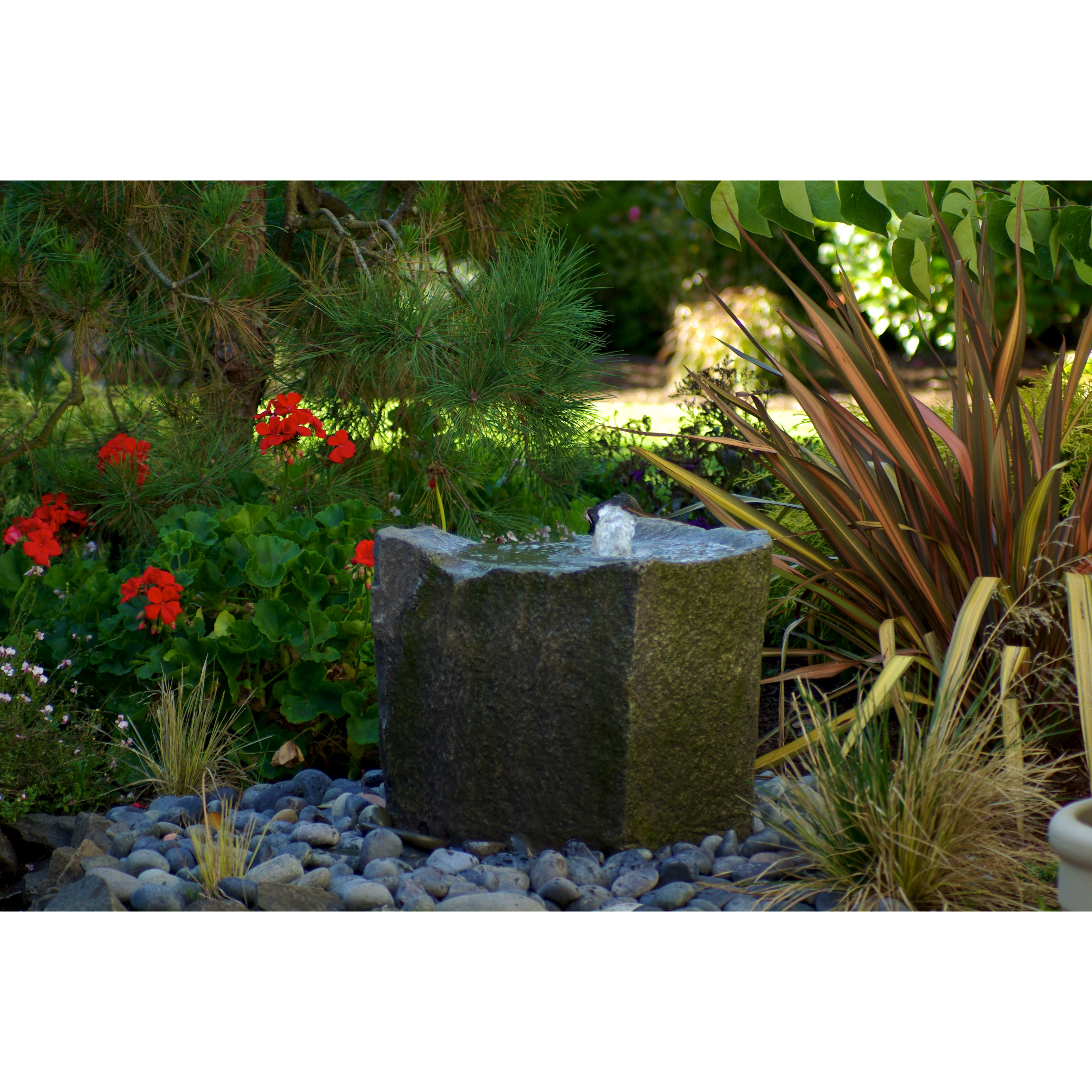 LiquidArtFountains Glass Fiber Reinforced Concrete Rock Klamath Basin