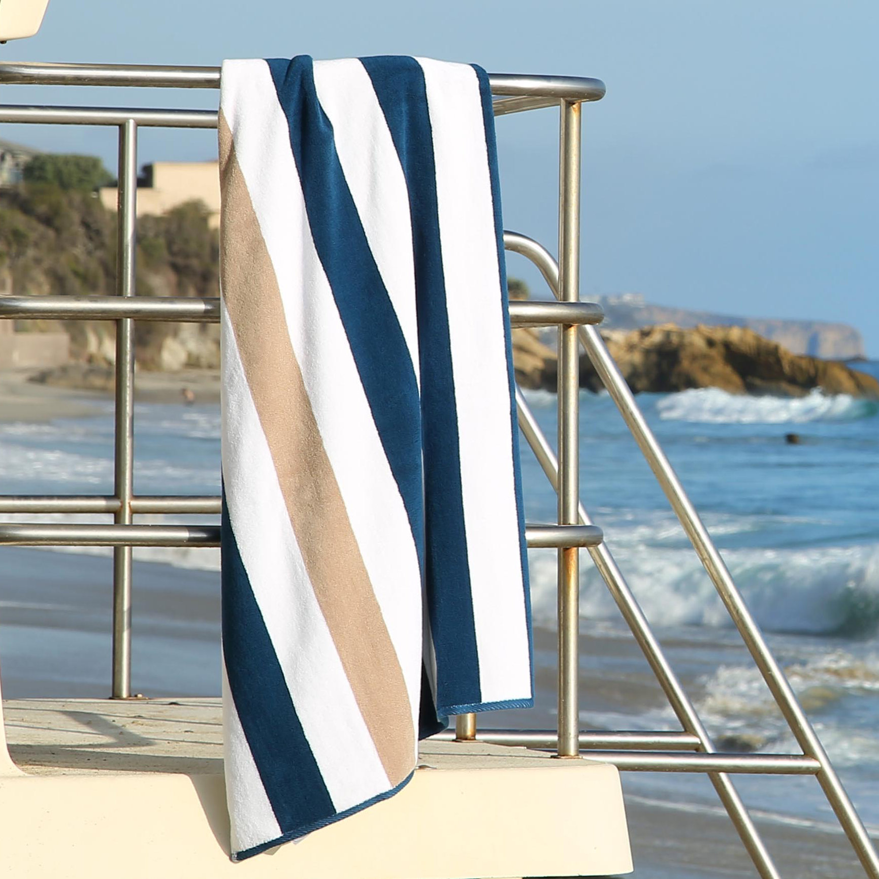 Laguna Beach Towel Company Plush Cabana Beach Towel & Reviews Wayfair