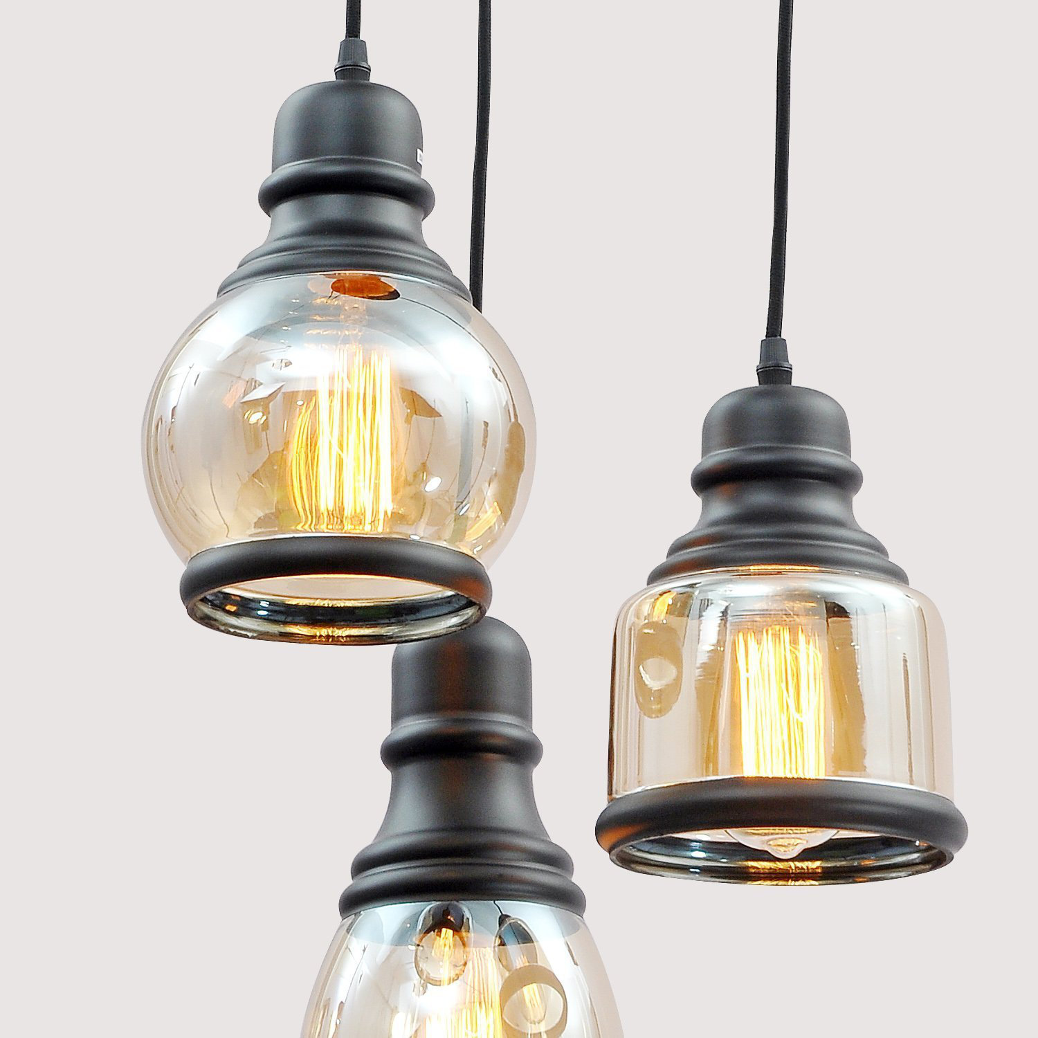 Unitary Glass Jar 3-Light Pendant Light & Reviews | Wayfair.ca