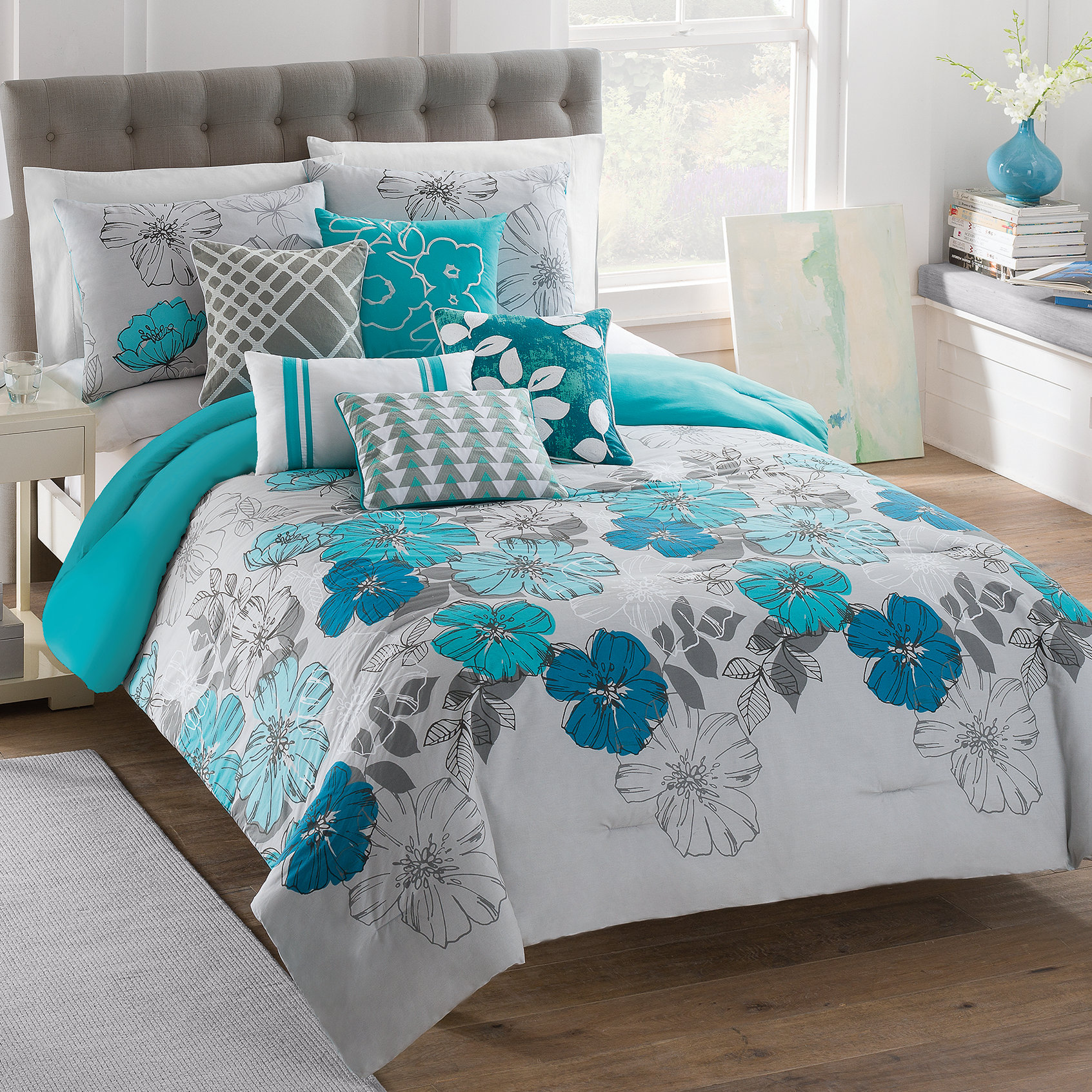 Richloom Home Fashions Clara Comforter Set & Reviews Wayfair