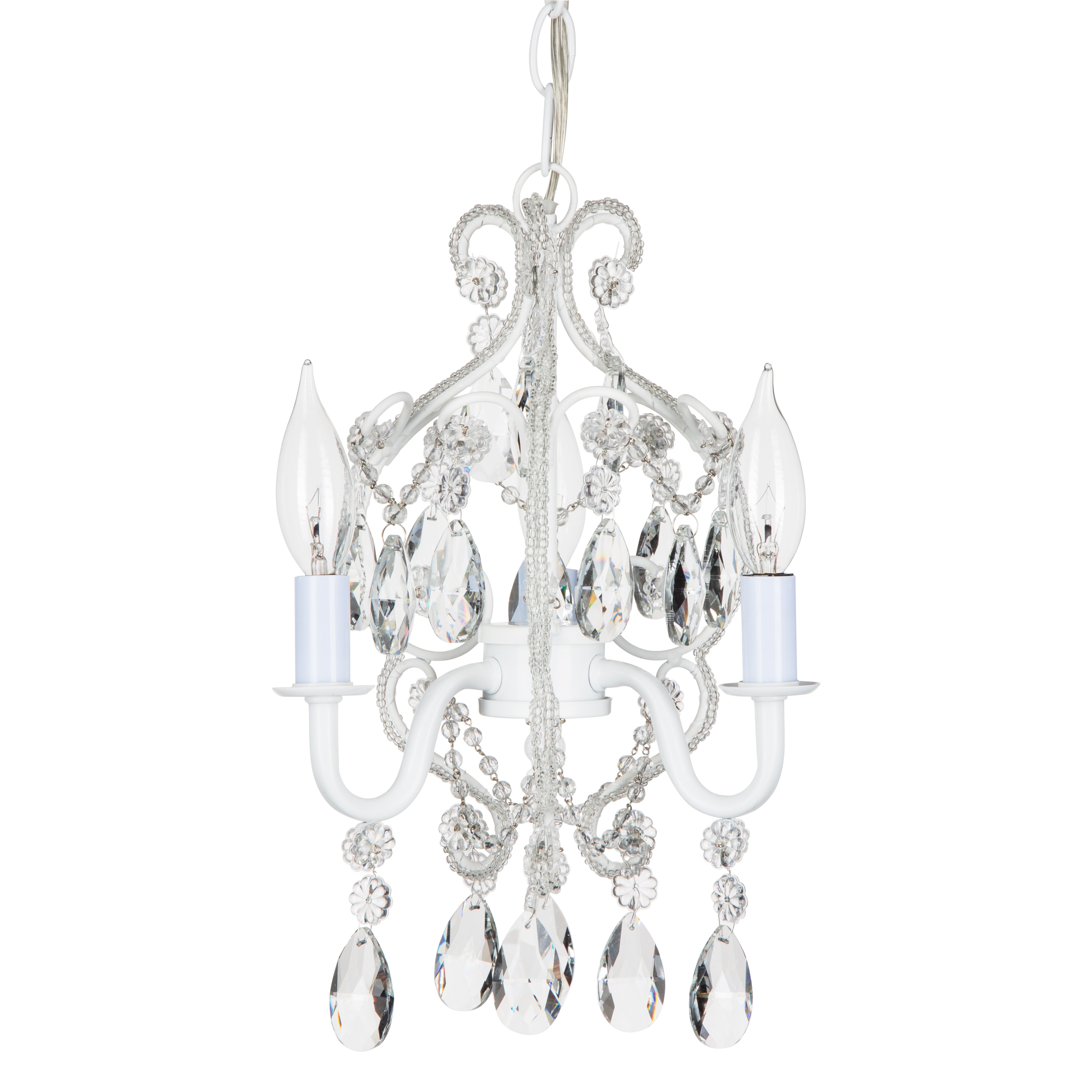 AmalfiDecor Tiffany 3-Light Crystal Chandelier & Reviews | Wayfair