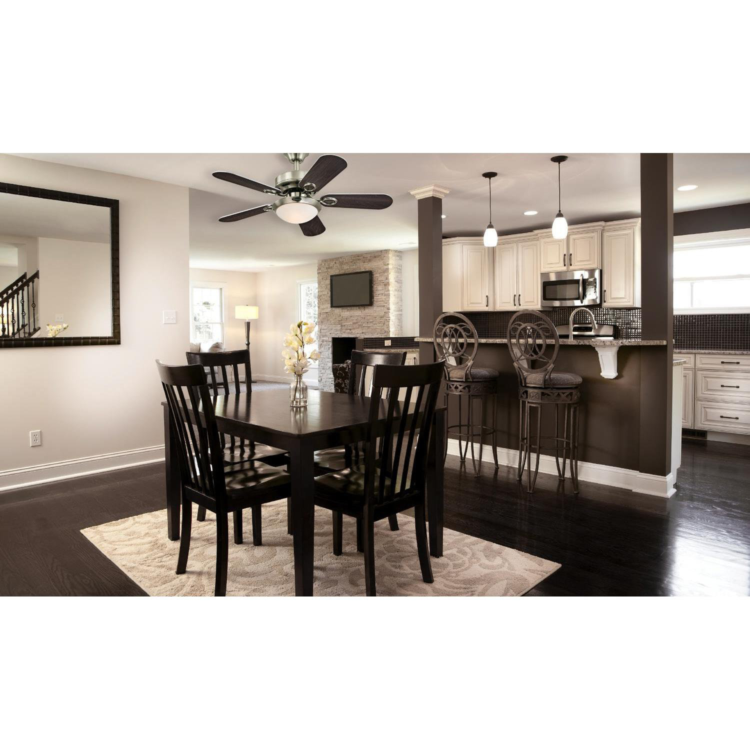 Westinghouse Lighting 36 Cassidy Two Light Reversible 5 Blade Westinghouse Lighting 36 Quot Cassidy Two Light Reversible 5 Blade Indoor Ceiling Fan