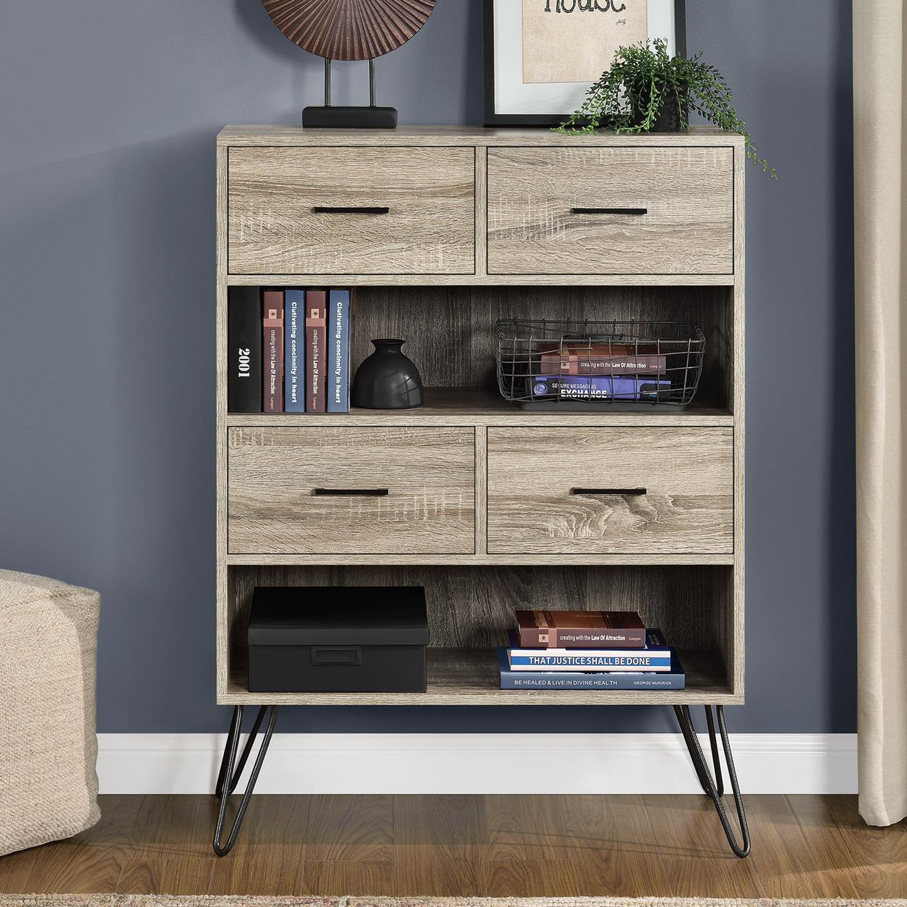 Laurel Foundry Modern Farmhouse Arrie 44" Standard Bookcase & Reviews