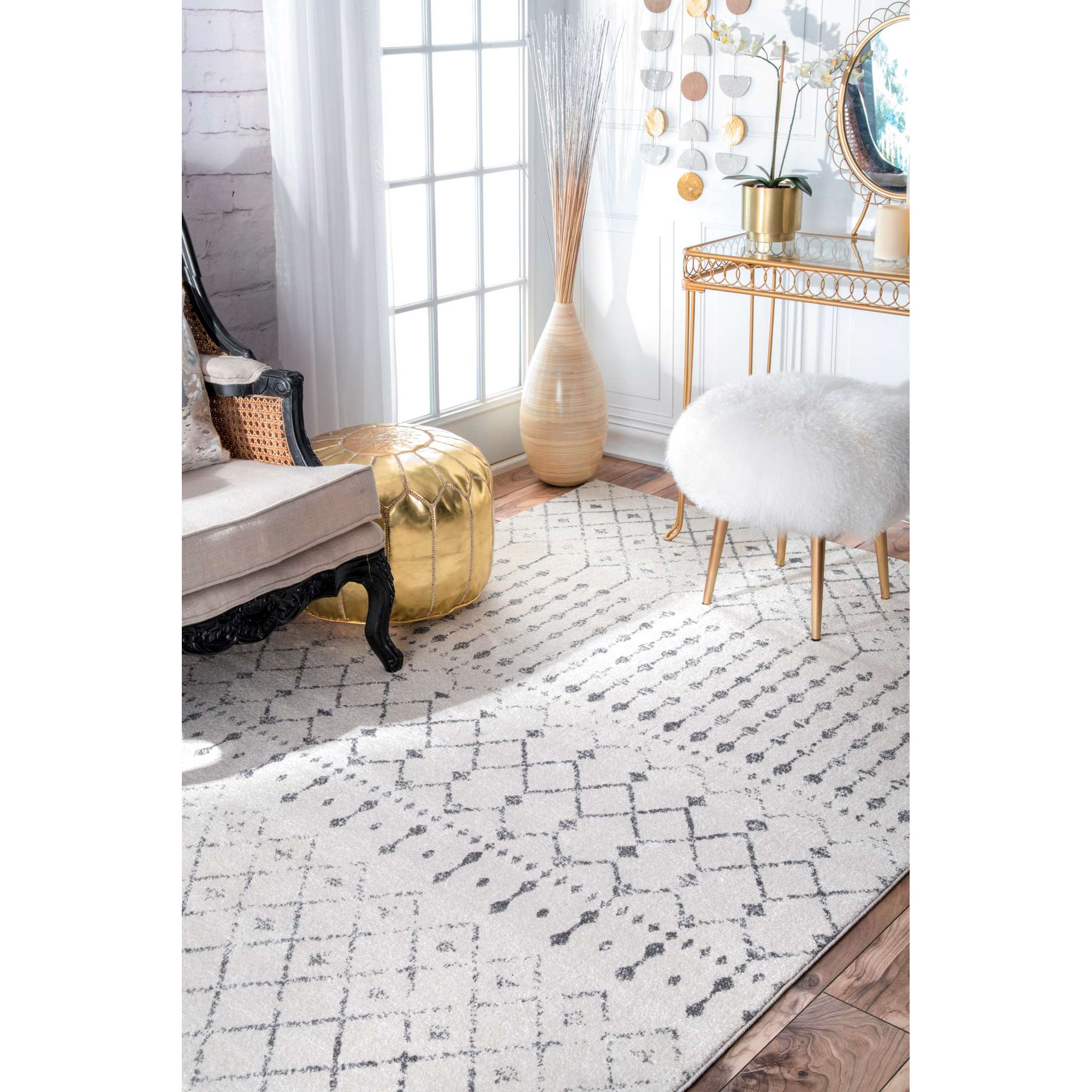 Laurel Foundry Modern Farmhouse Olga Grey Area Rug & Reviews Wayfair.ca