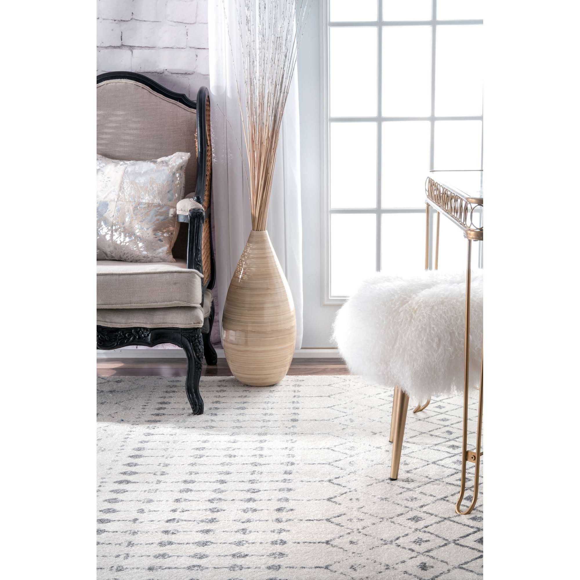 Laurel Foundry Modern Farmhouse Olga Grey Area Rug & Reviews Wayfair.ca